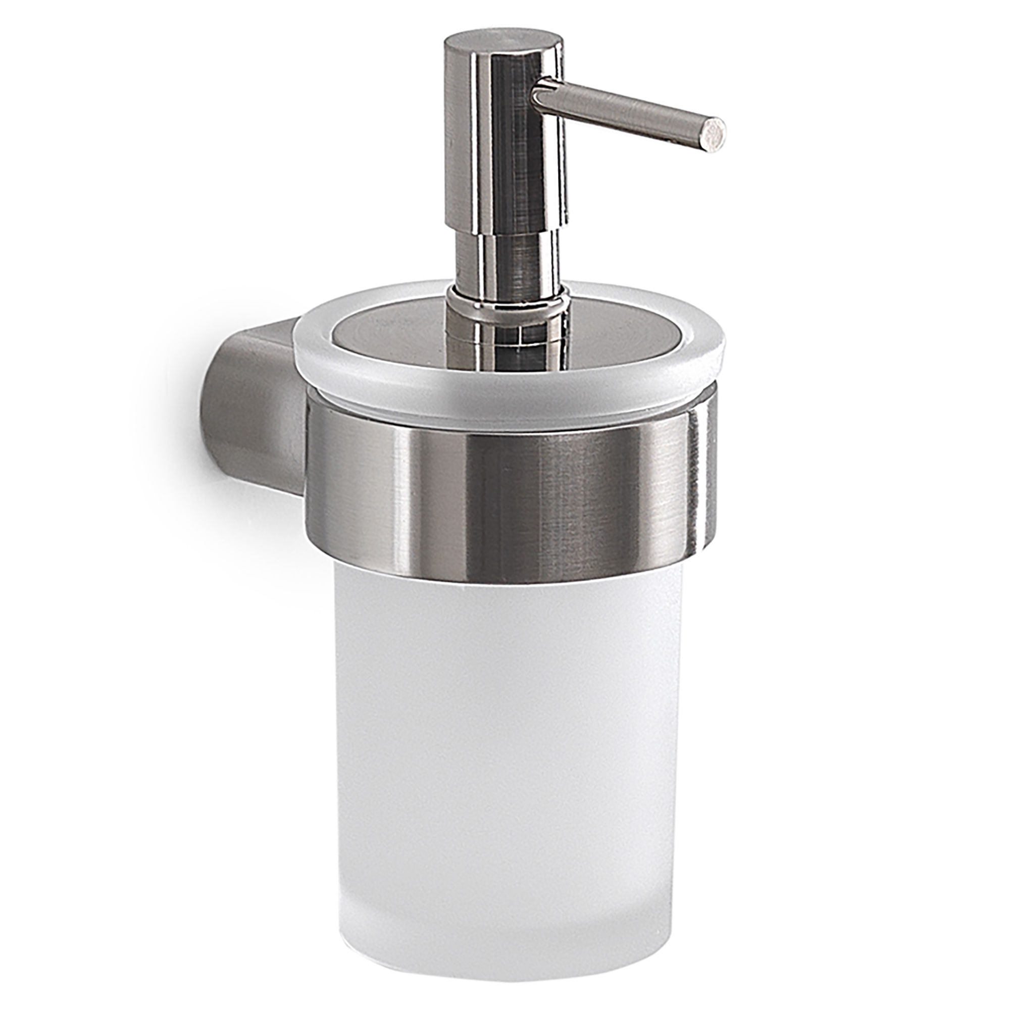 Origins Living Pirenei Glass Soap Dispenser Brushed Nickel - PI81-38