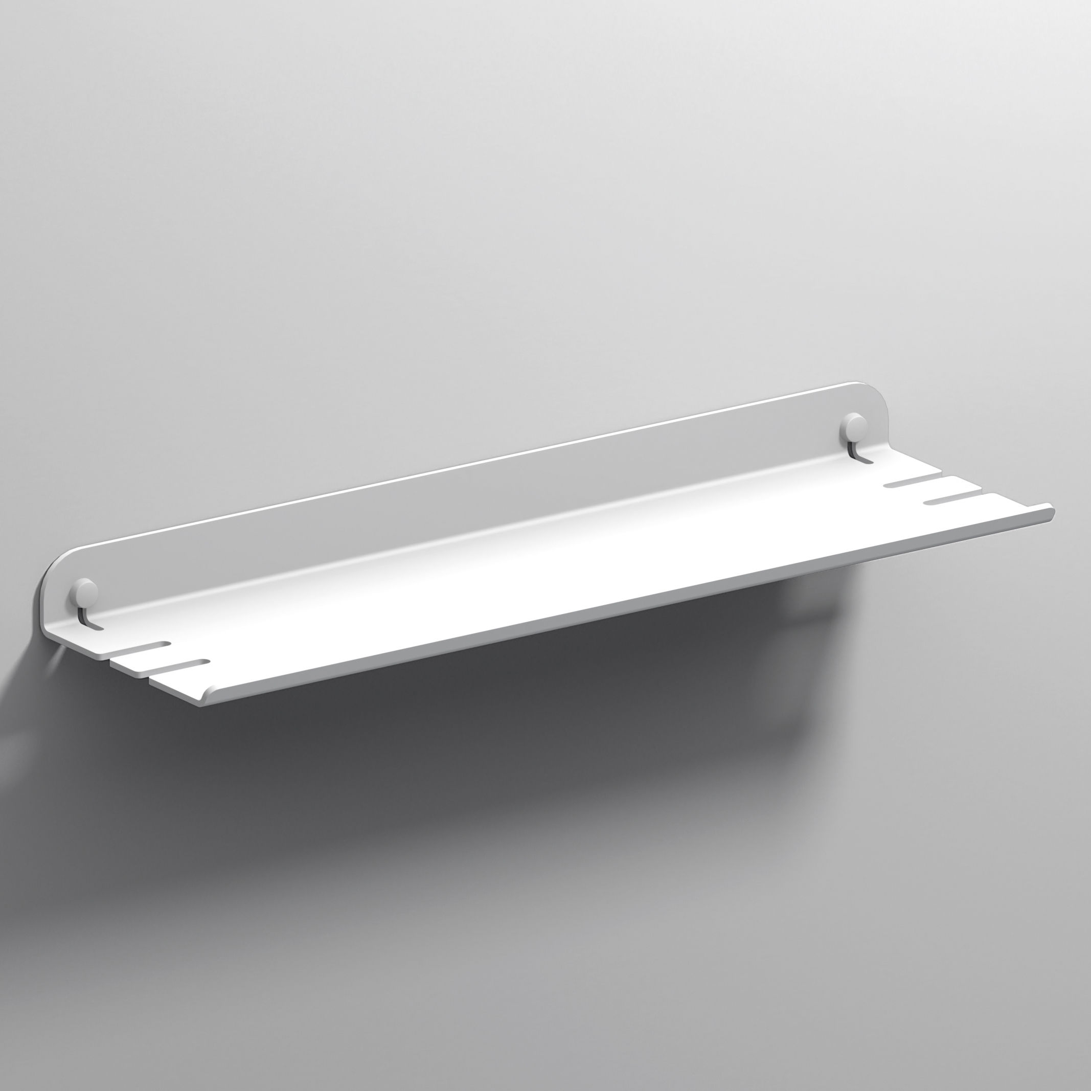 Origins Living Quick Shelf White 450mm x 131mm - 185016