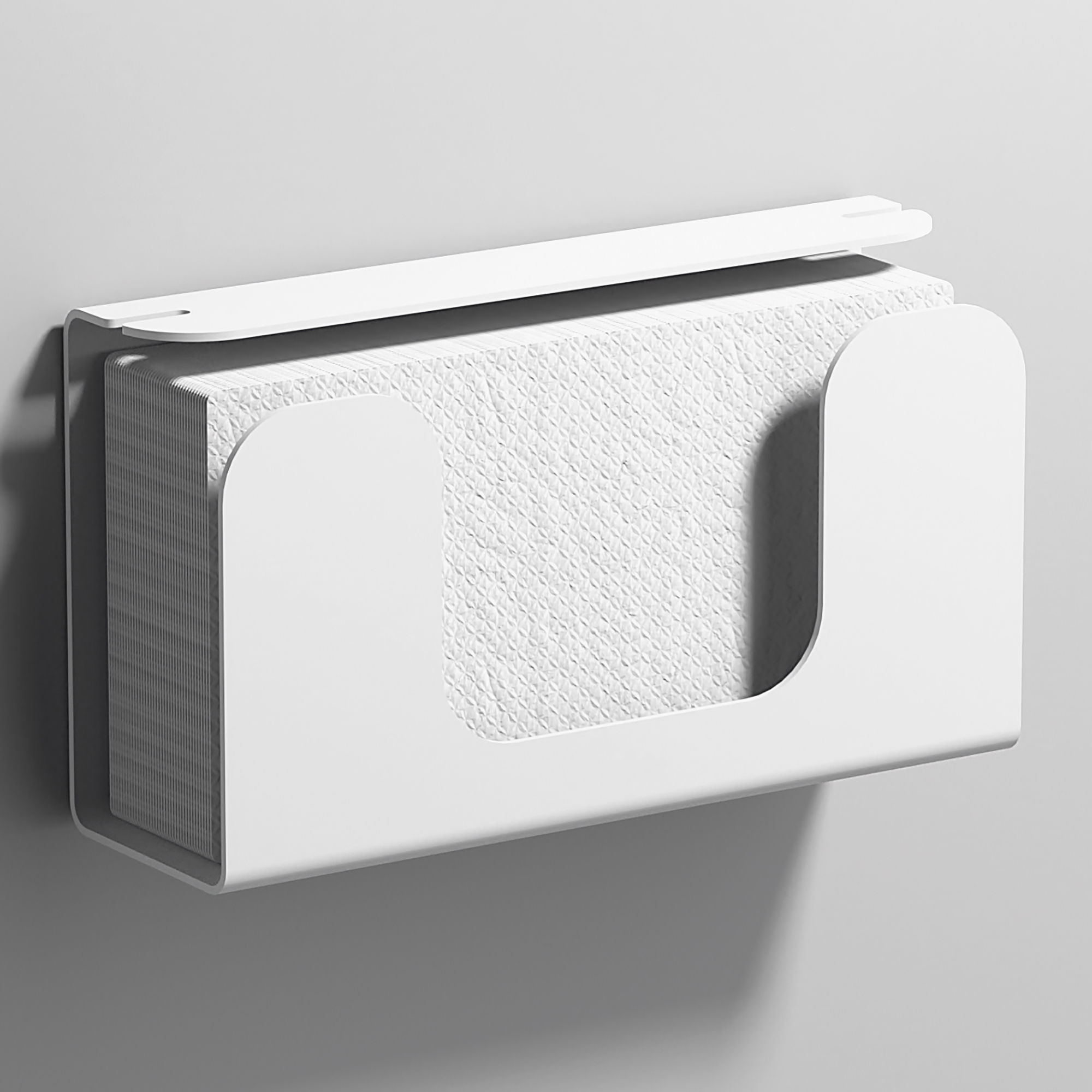 Origins Living Quick Tissue Box/Towel Holder White - 185030