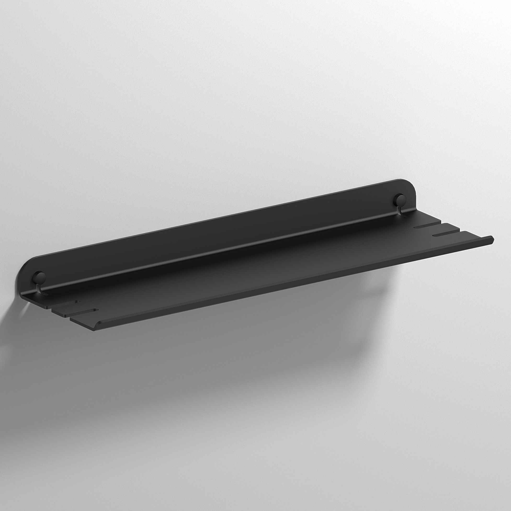 Origins Living Quick Shelf Black 450mm x 131mm - 185399