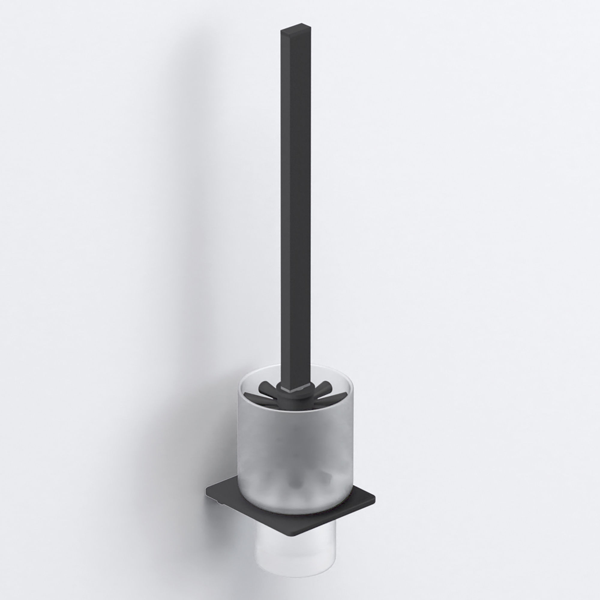 Origins Living S Cube Toilet Brush Black - 169979