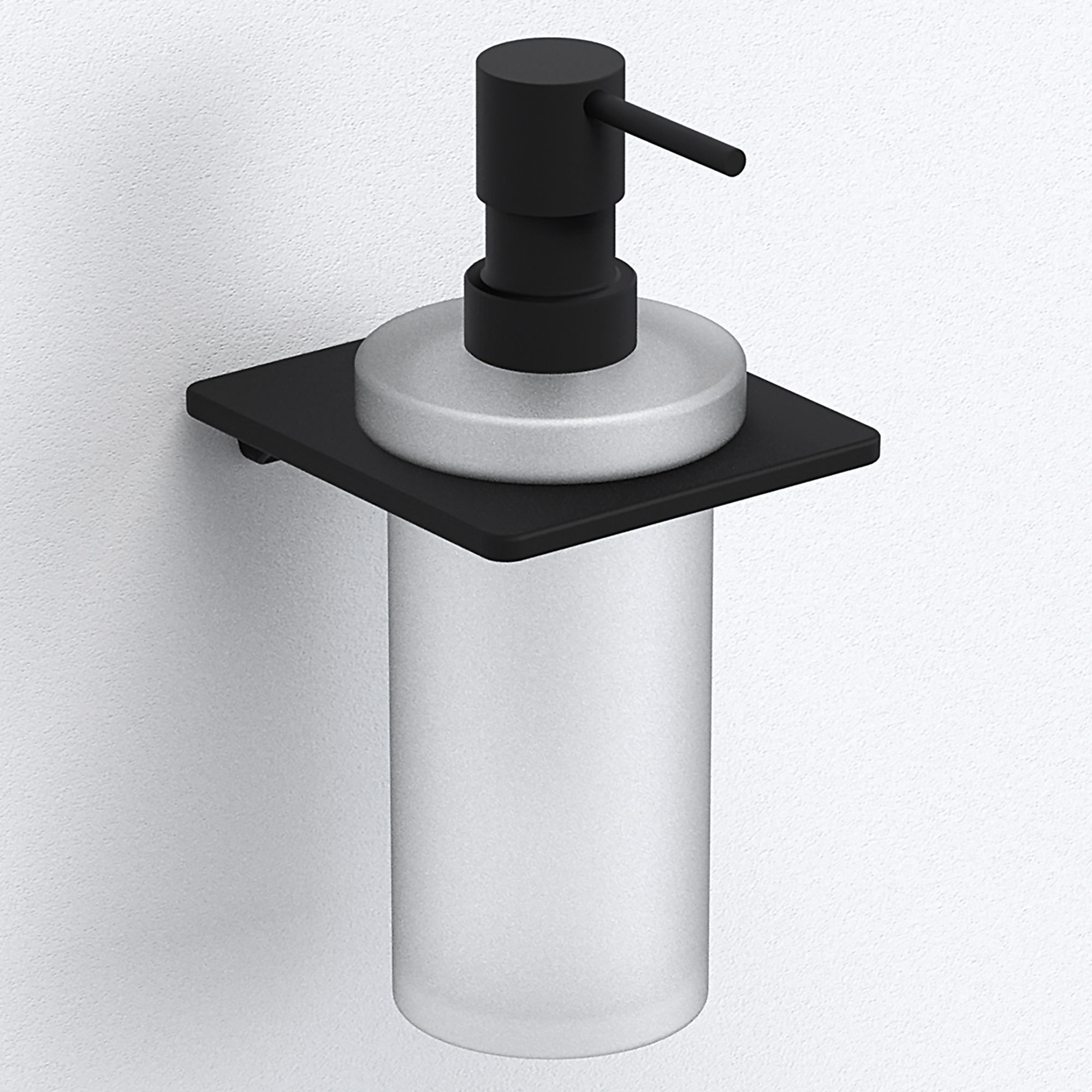 Origins Living S Cube Glass Soap Dispenser Black - 173044
