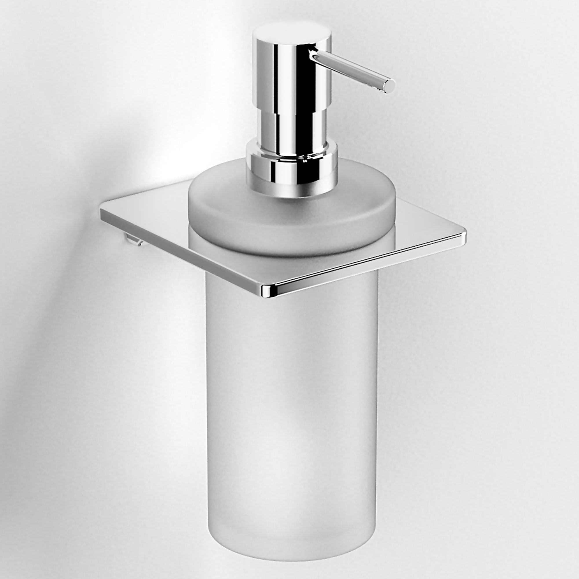 Origins Living S Cube/Eletech Glass Soap Dispenser Chrome - 166848