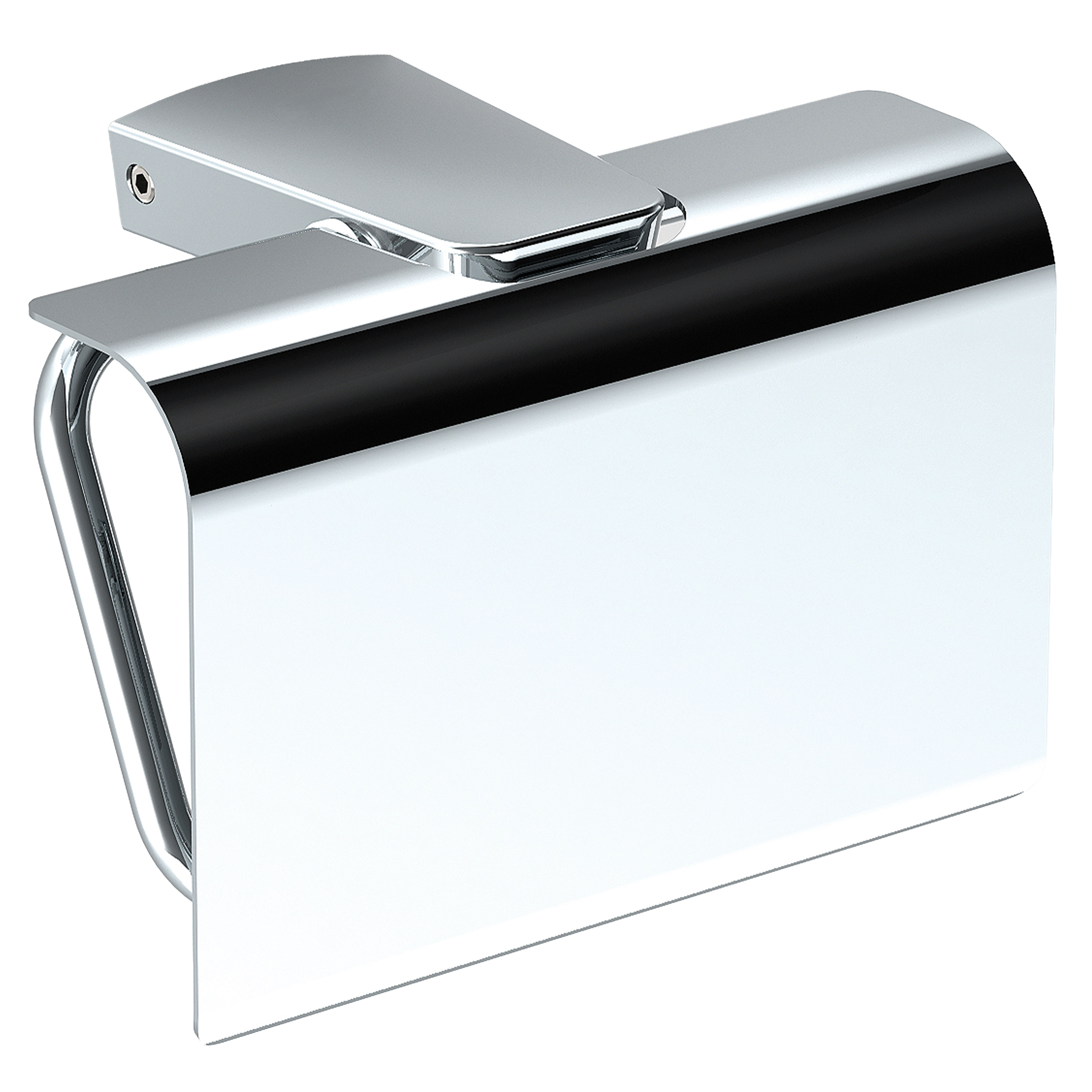 Origins Living S6 Toilet Roll Holder with Flap Chrome - 161034