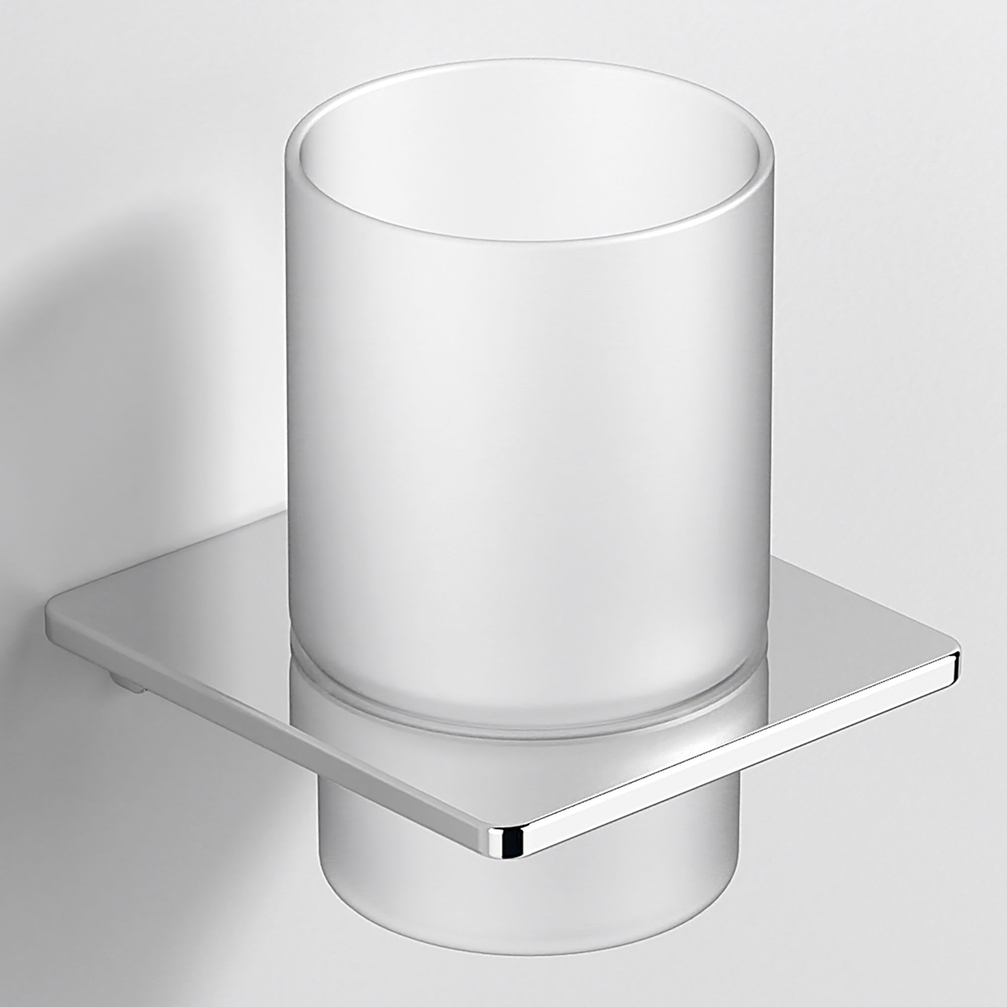 Origins Living S6 Glass Tumbler and Holder Chrome - 185856