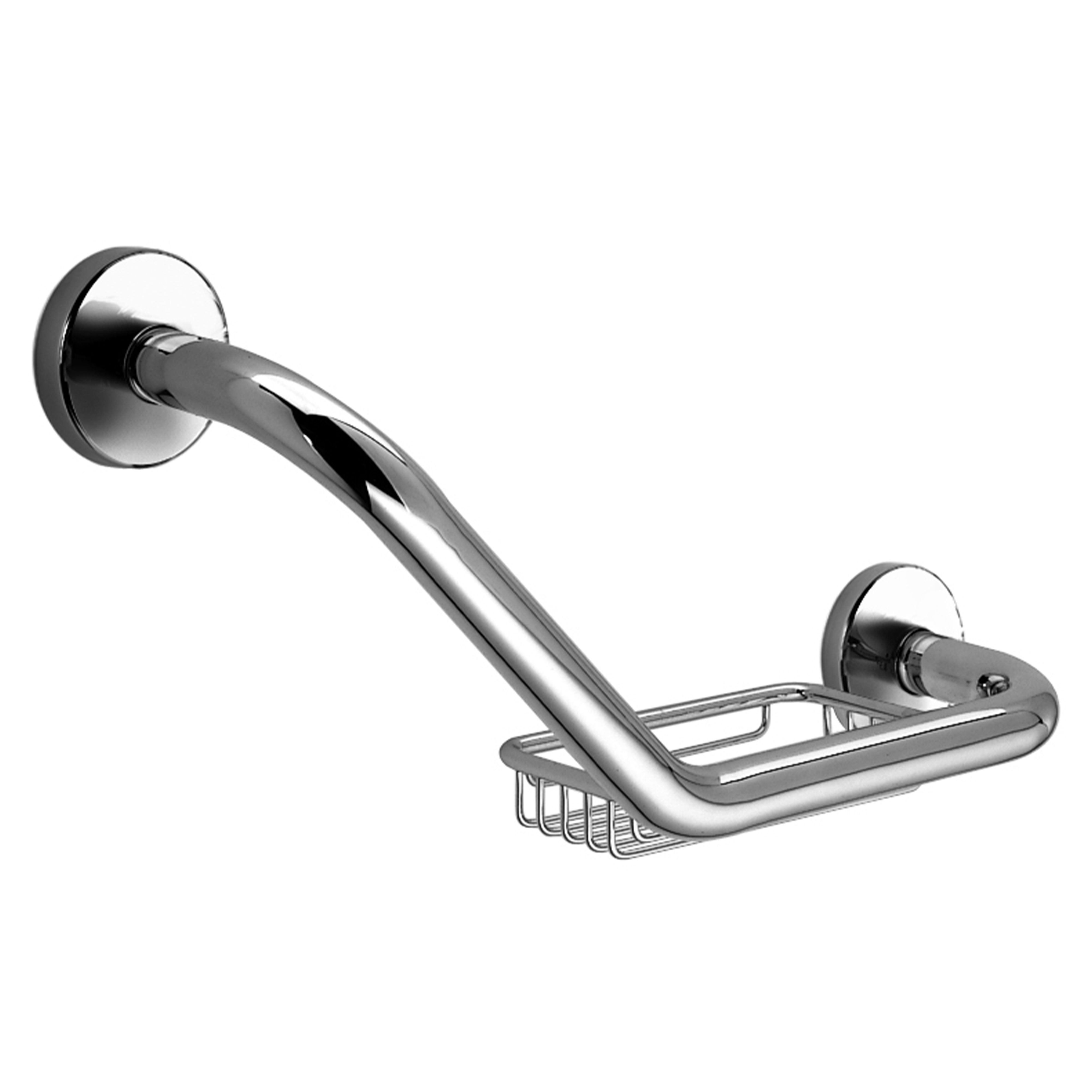 Origins Living Tecno Project Grab Bar with Basket Chrome - 052967