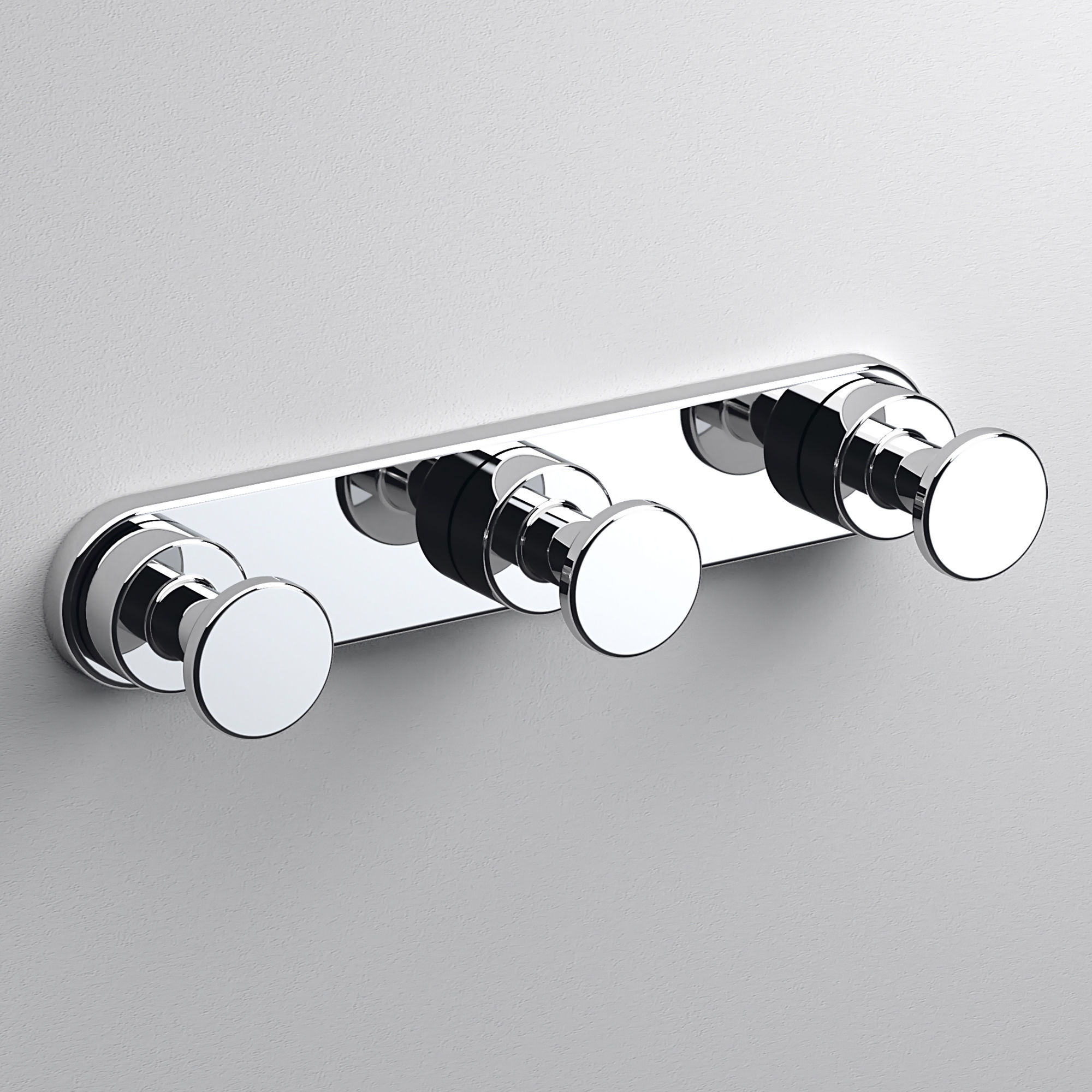 Origins Living Tecno Project Bathroom Triple Hook Chrome - 116904