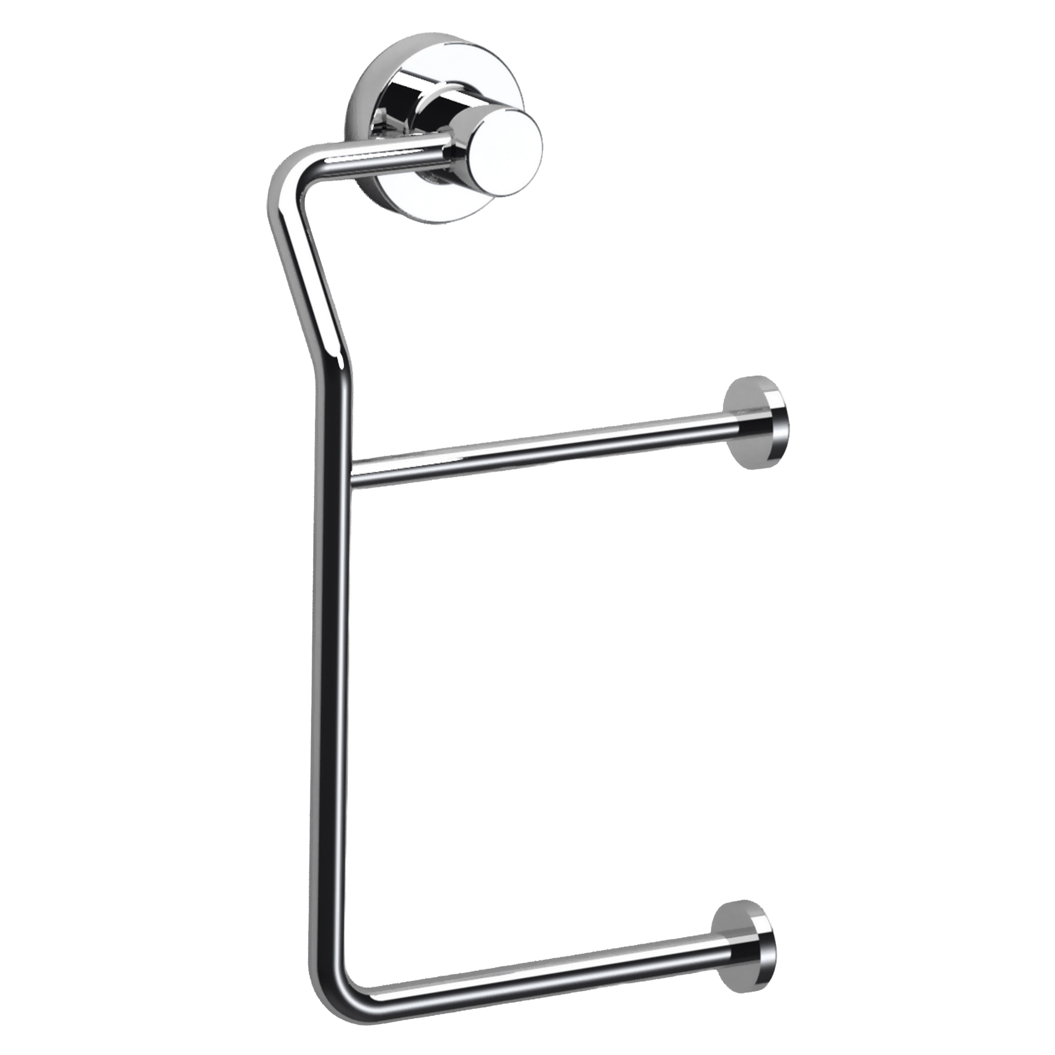 Origins Living Tecno Project Double Open Toilet Roll Holder Chrome - 116980