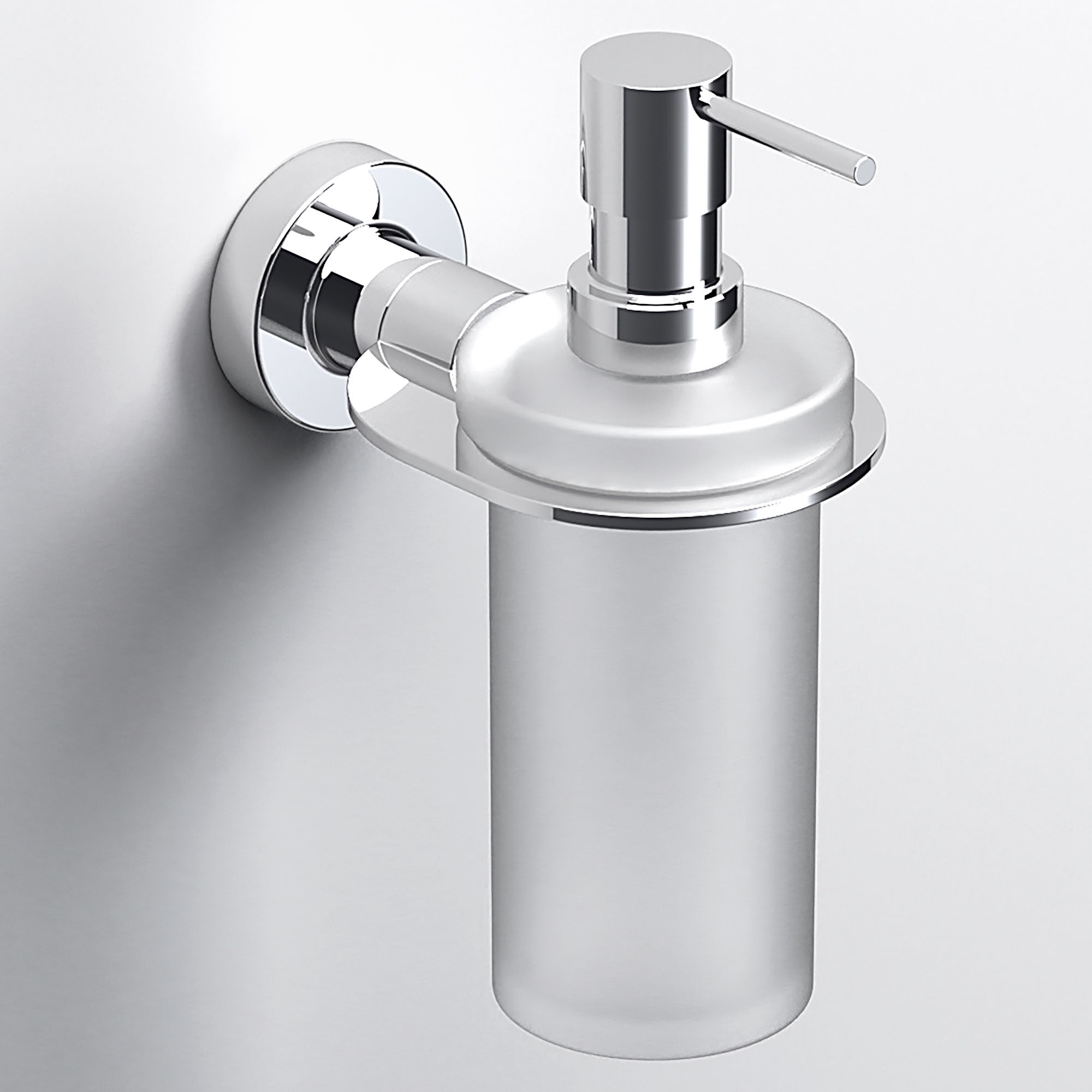 Origins Living Tecno Project Glass Soap Dispenser Chrome - 118281
