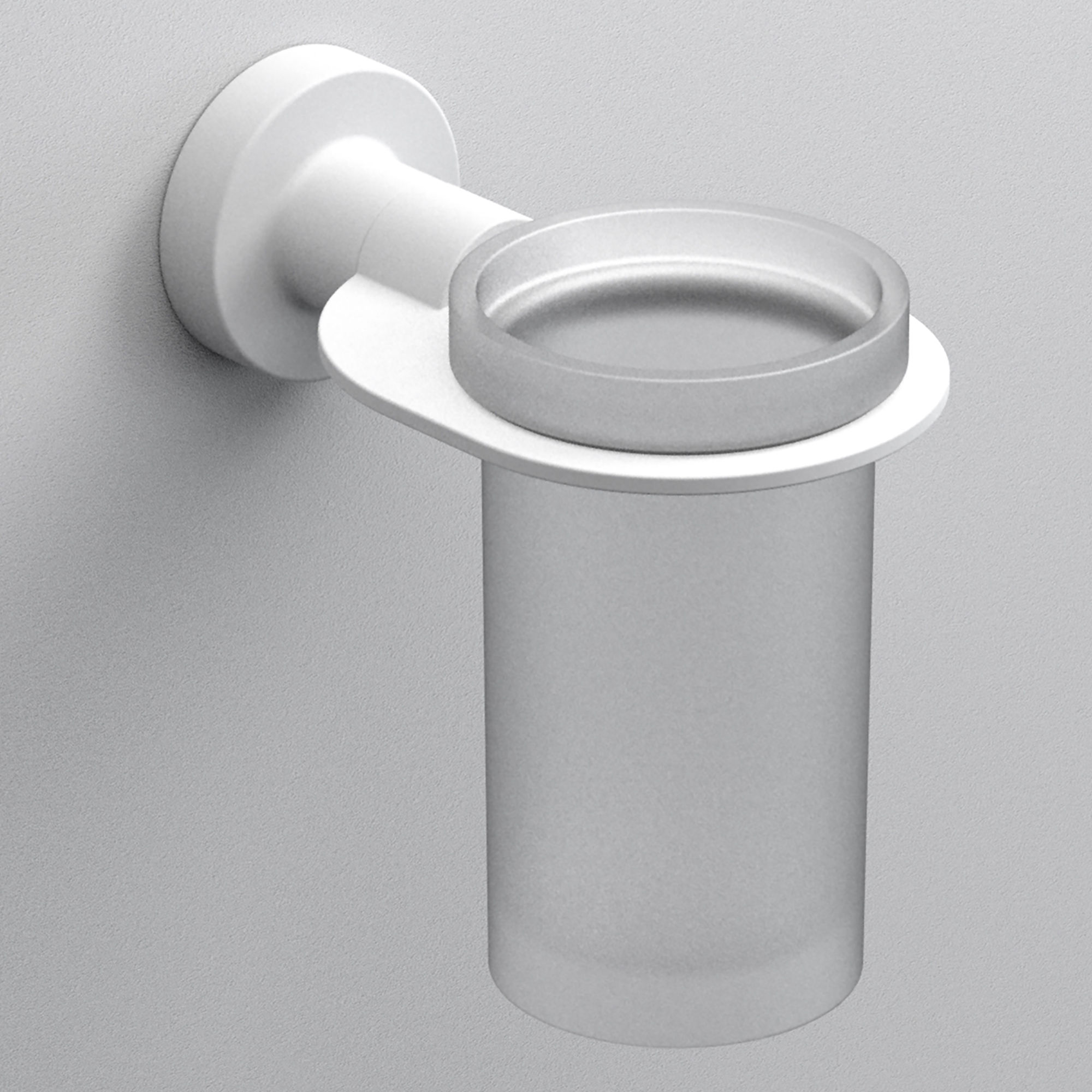 Origins Living Tecno Project Glass Tumbler and Holder White - 166114