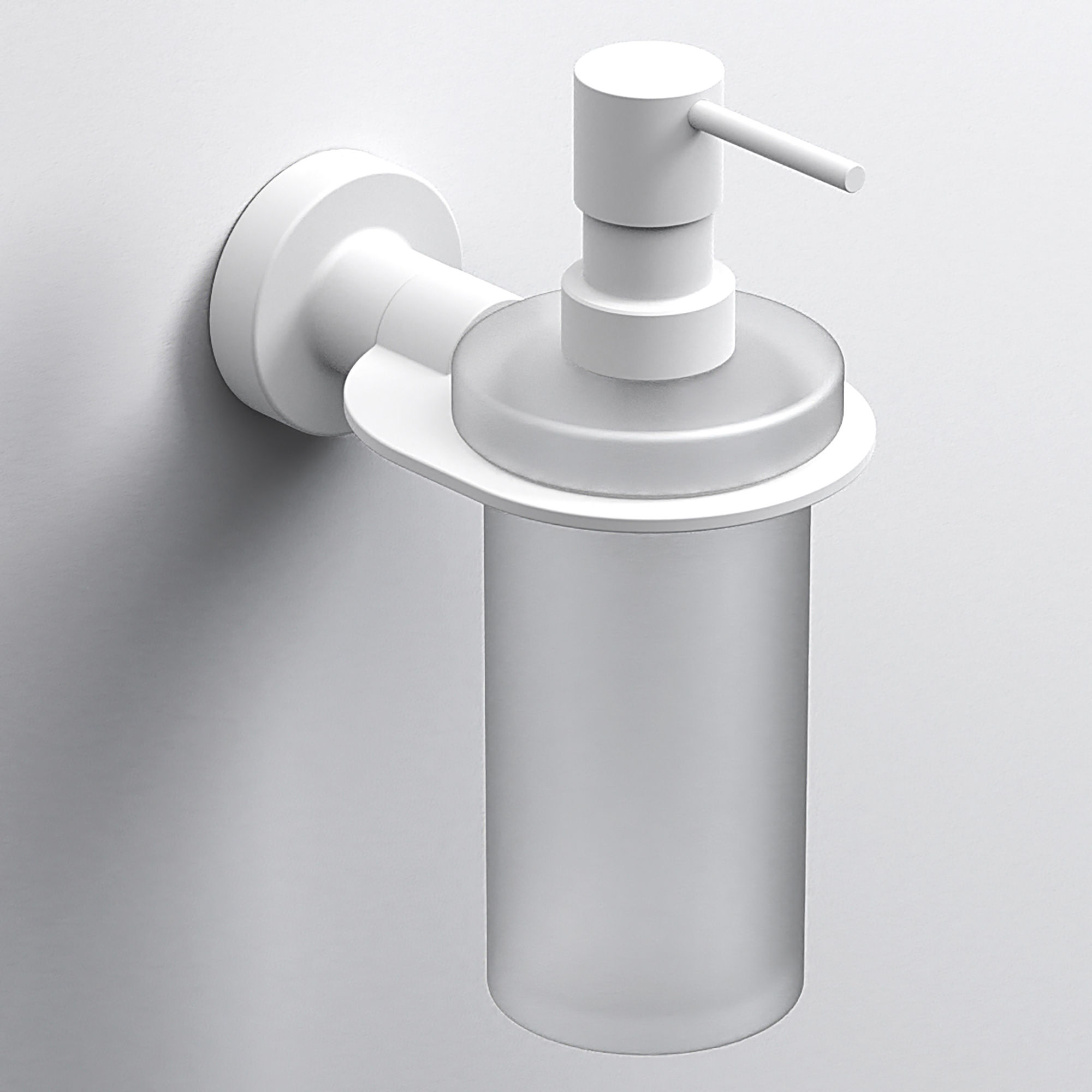 Origins Living Tecno Project Glass Soap Dispenser White - 166121