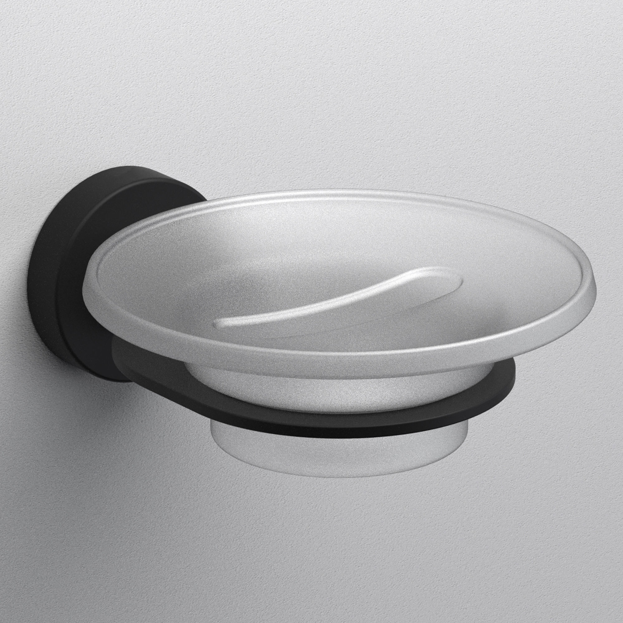 Origins Living Tecno Project Glass Soap Dish Black - 166268