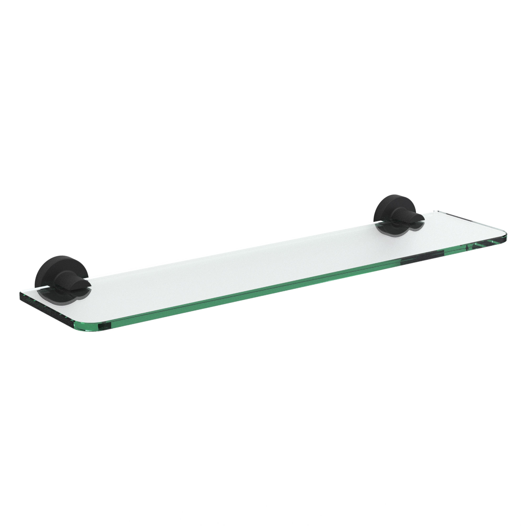 Origins Living Tecno Project Glass Shelf Black 500mm x 135mm - 172719
