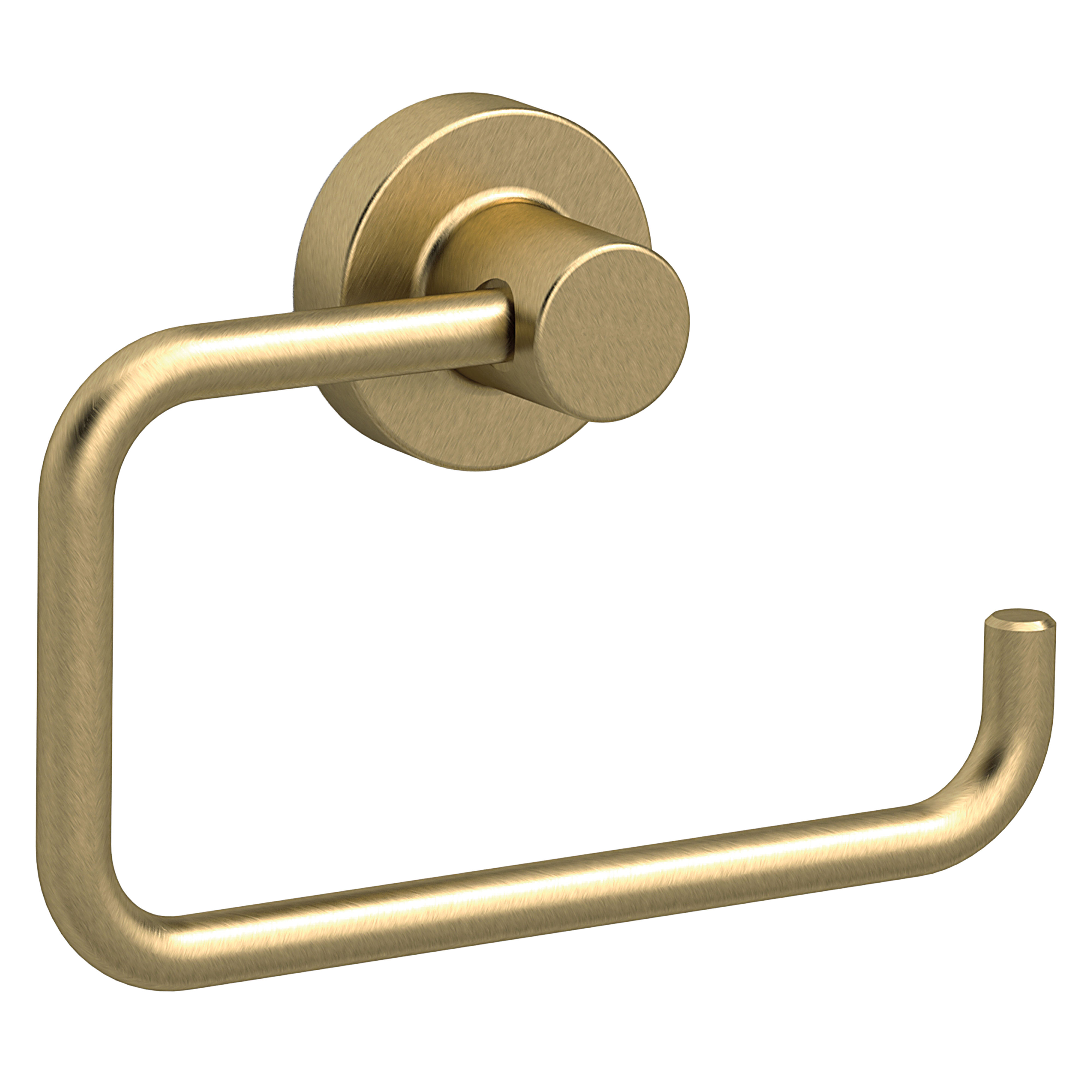 Origins Living Tecno Project Open Toilet Roll Holder Brushed Brass - 201785