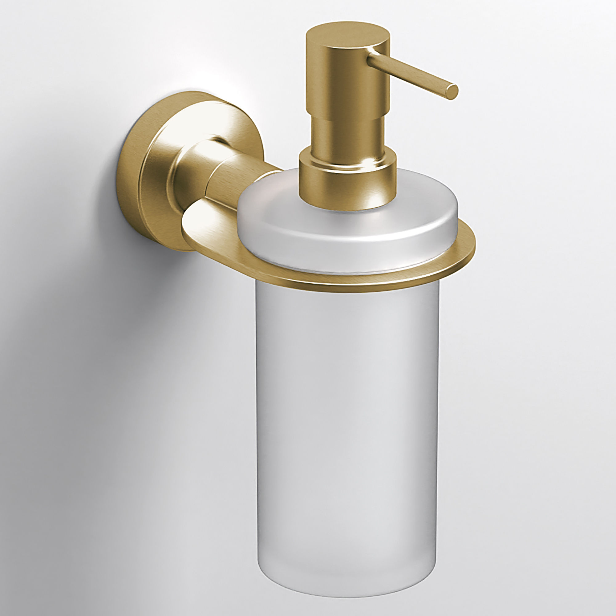 Origins Living Tecno Project Glass Soap Dispenser Brushed Brass - 203000