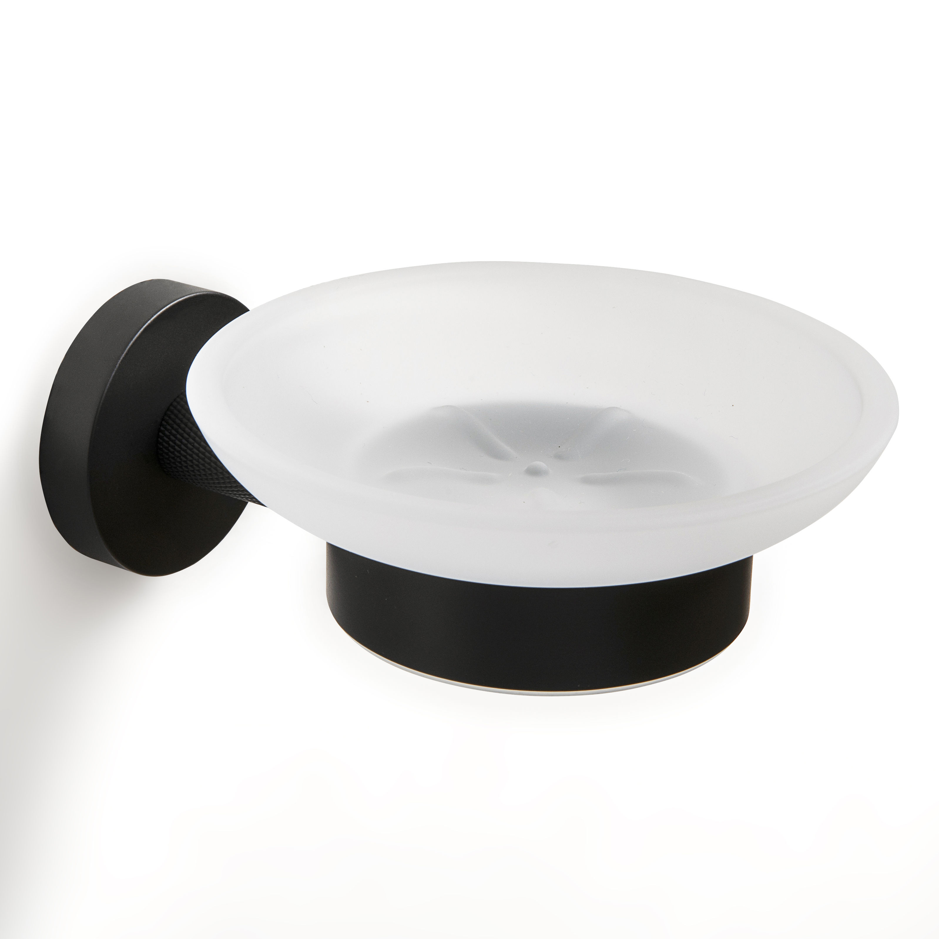 Origins Living Turner Glass Soap Dish Black - TRN-112001-BK
