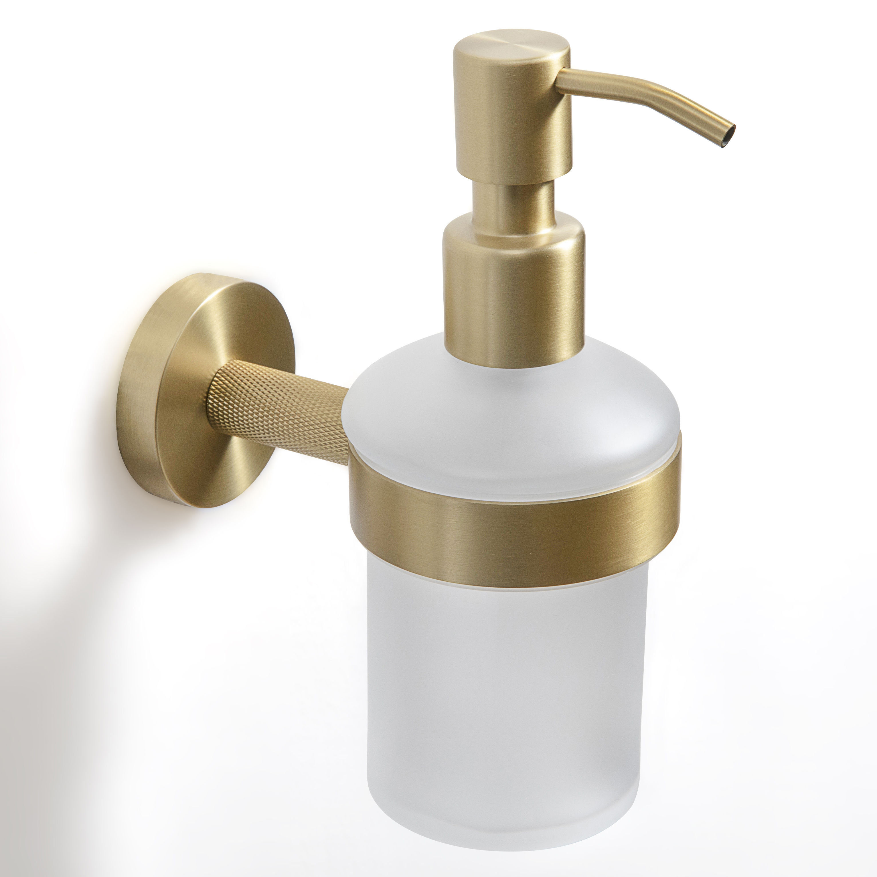 Origins Living Turner Glass Soap Dispenser Brushed Brass - TRN-113001-BB