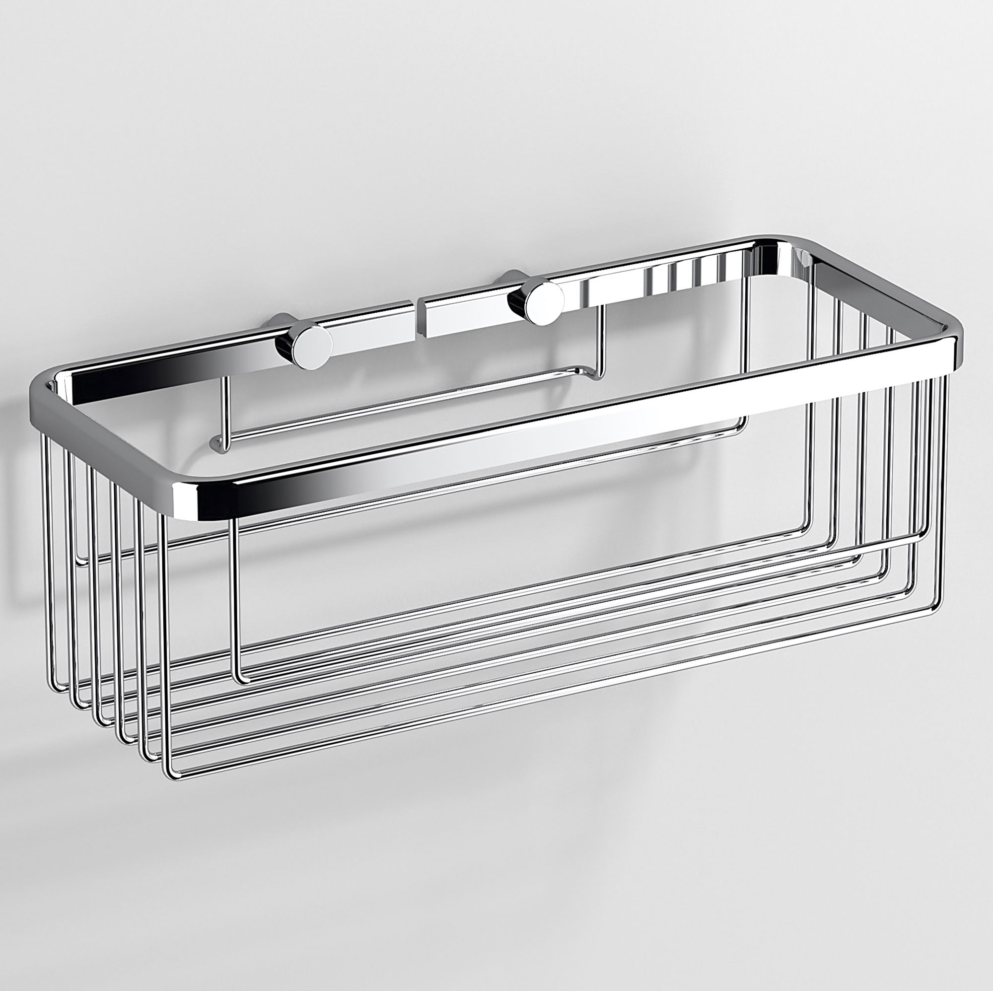 Origins Living Rectangular Shower Basket Chrome - 189786