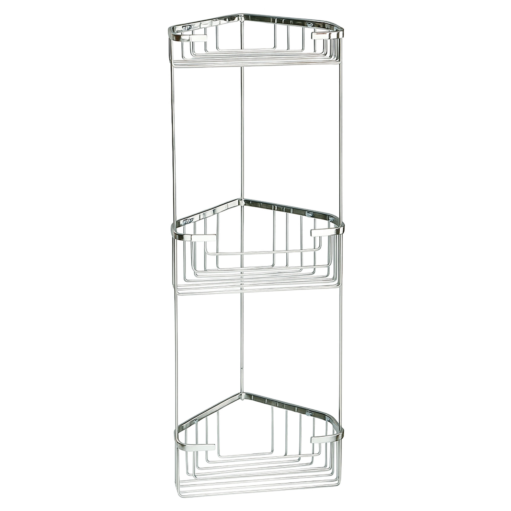 Origins Living Gedy Triple Corner Shower Basket Chrome - 2484-13