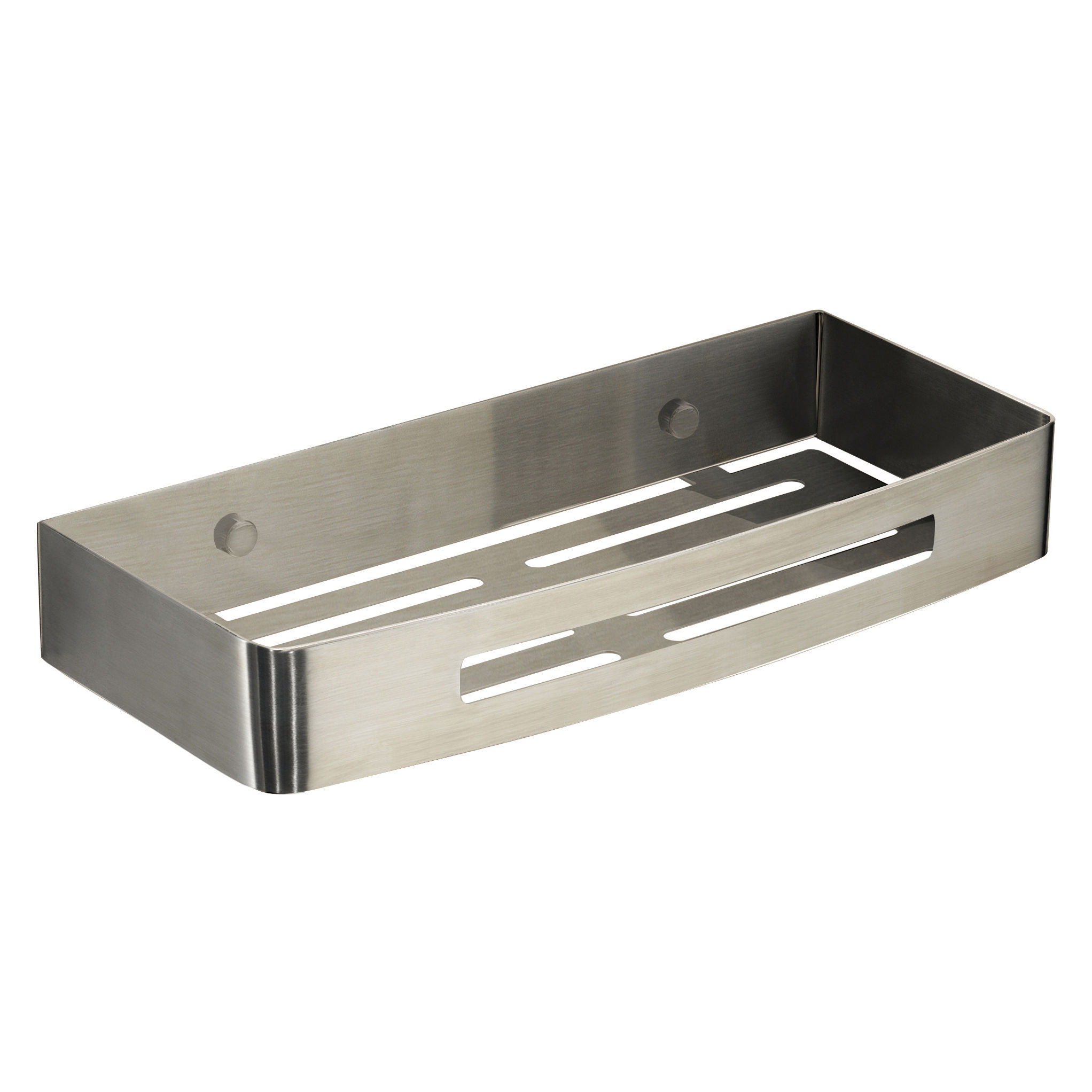 Origins Living Nerva Shower Basket Brushed Stainless Steel - 2417-38
