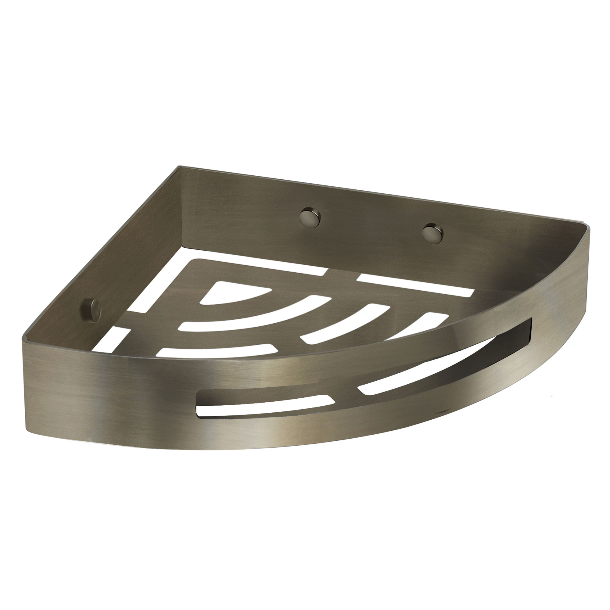 Origins Living Nerva Corner Shower Basket Brushed Stainless Steel - 2479-38