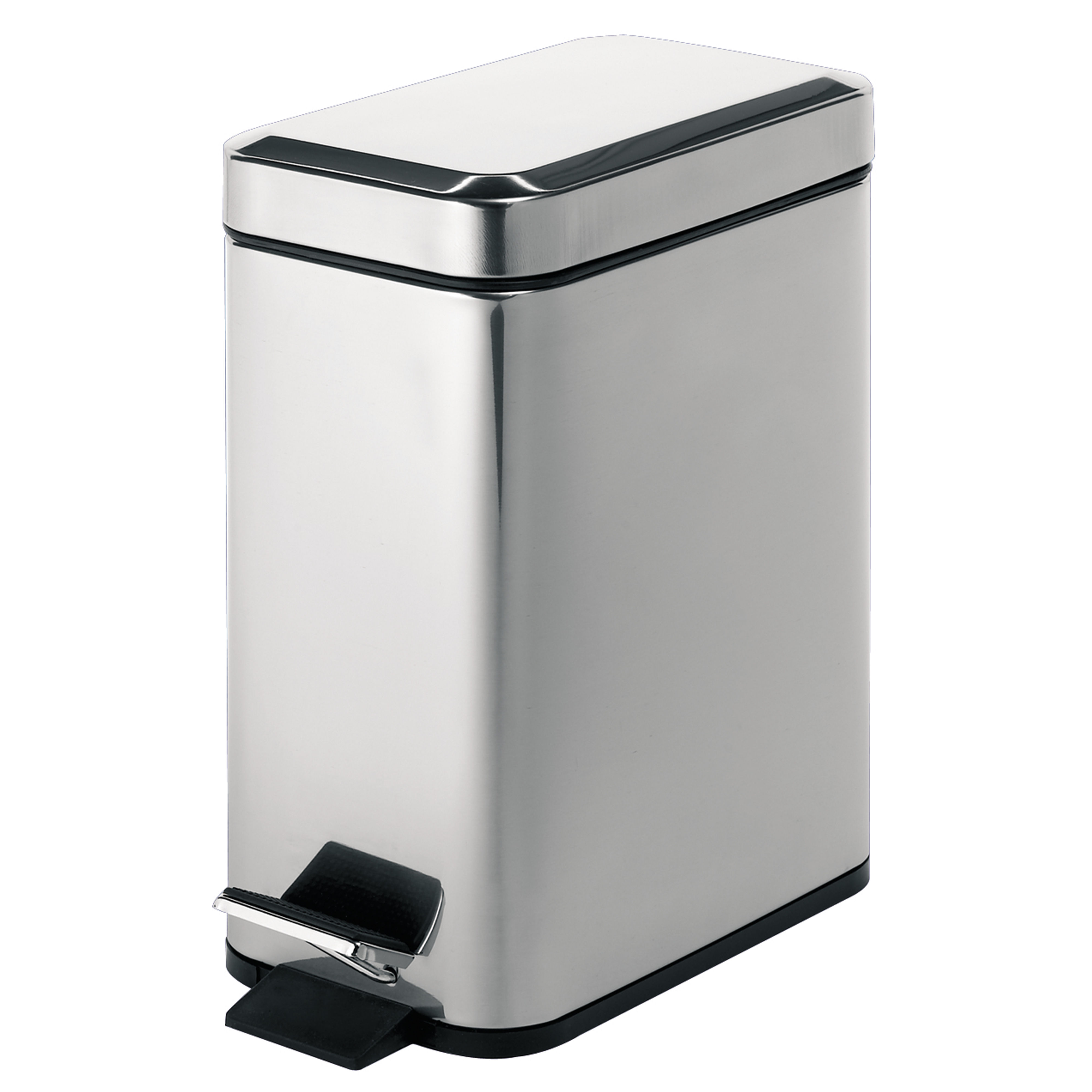 Origins Living Rectangular Pedal Bin Polished 5L - 2909-13