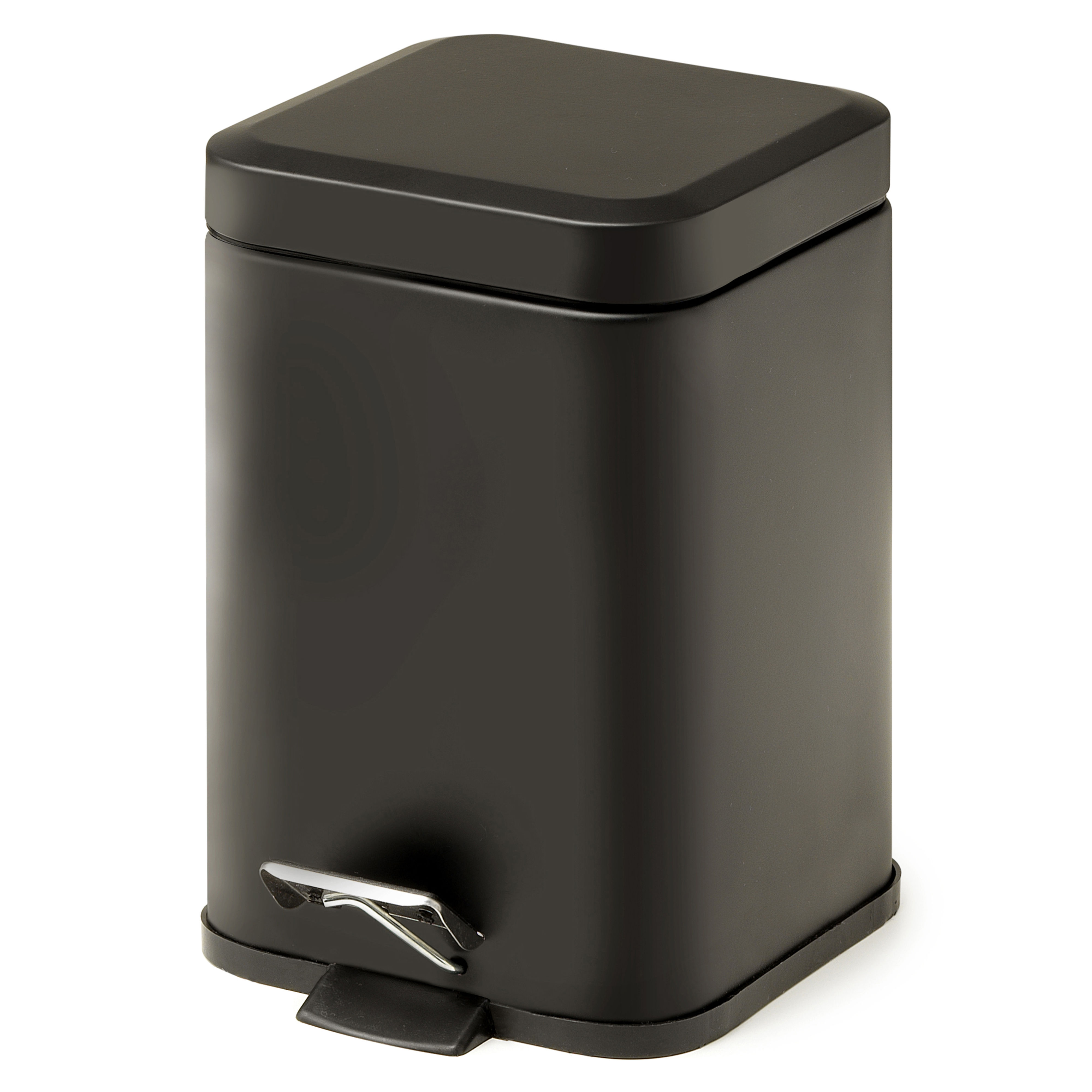 Origins Living Square Pedal Bin Black 3L - 2209-14
