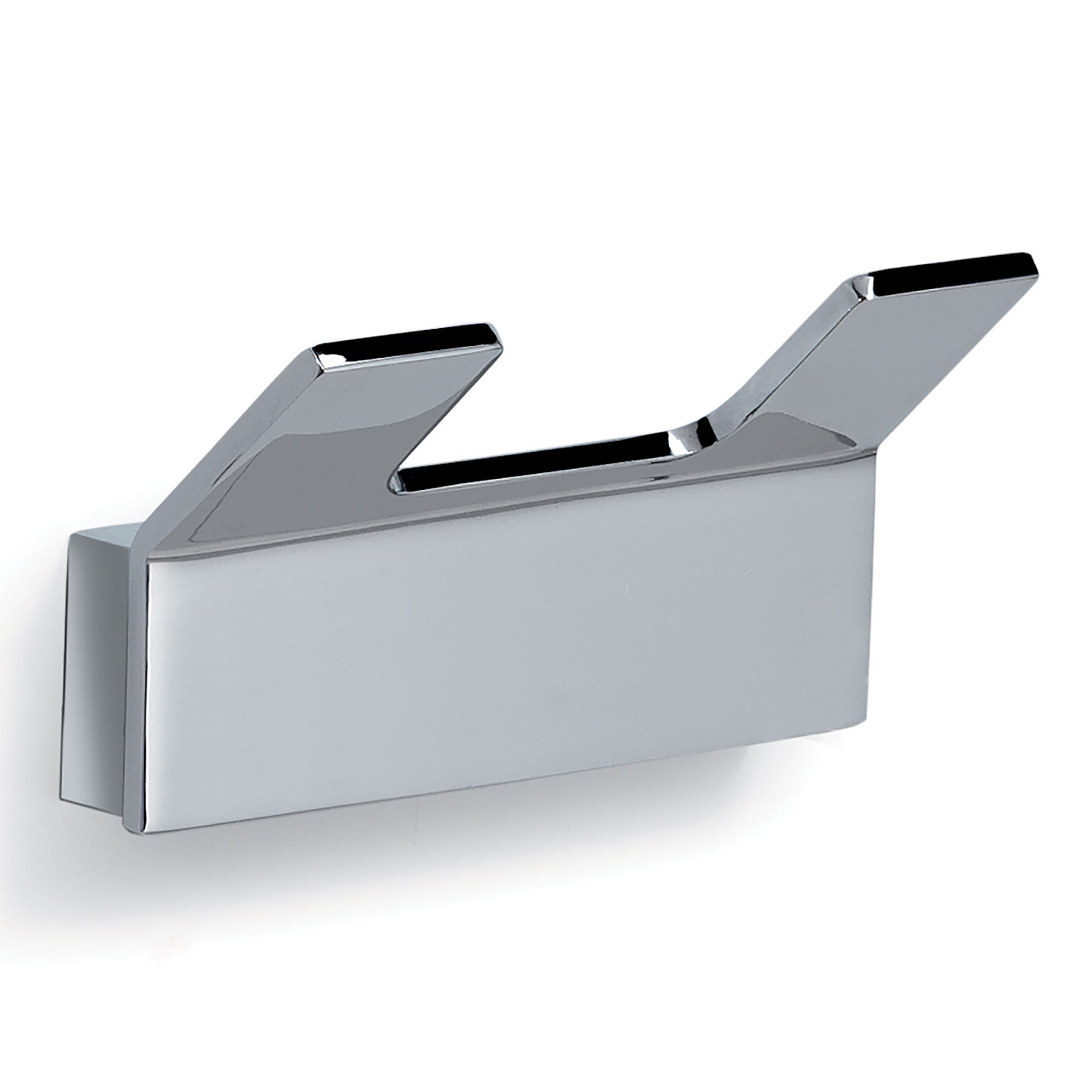 Origins Living Gedy Rectangular Double Bathroom Hook Chrome - 2226-13