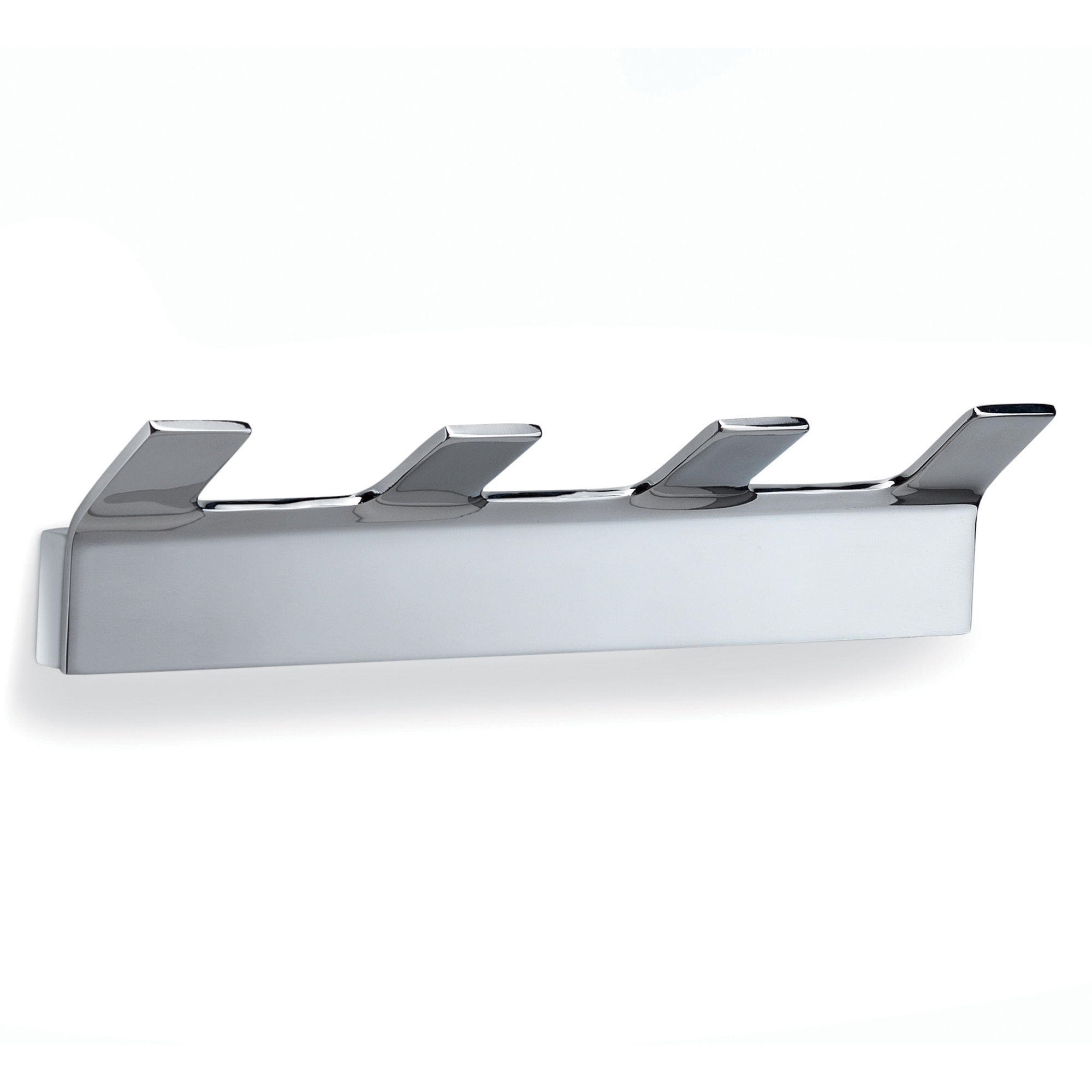 Origins Living Gedy Rectangular Bathroom 4-Hook Rail Chrome - 2228-13