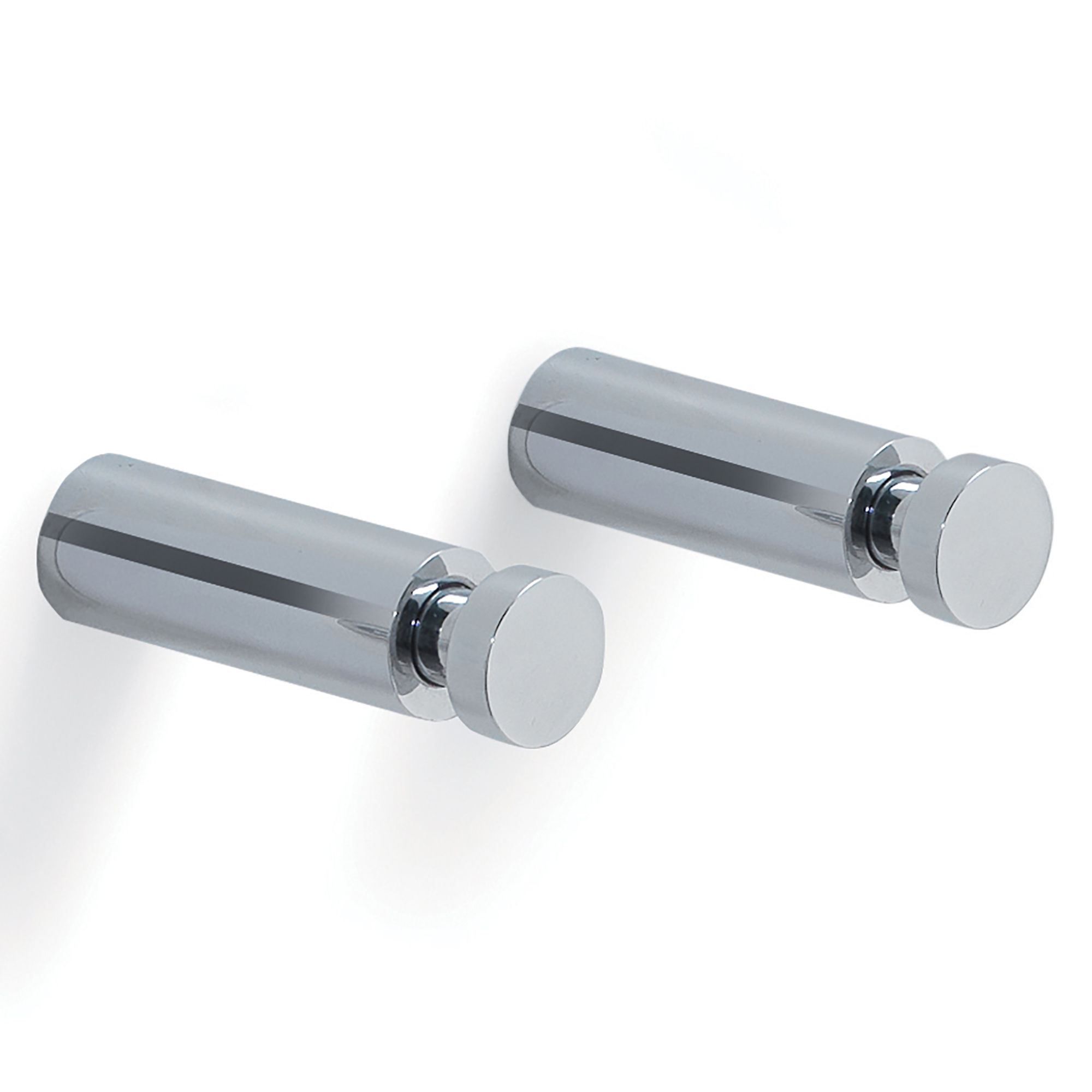 Origins Living Bathroom Pin Hooks Long (Pair) Chrome - 2229-13
