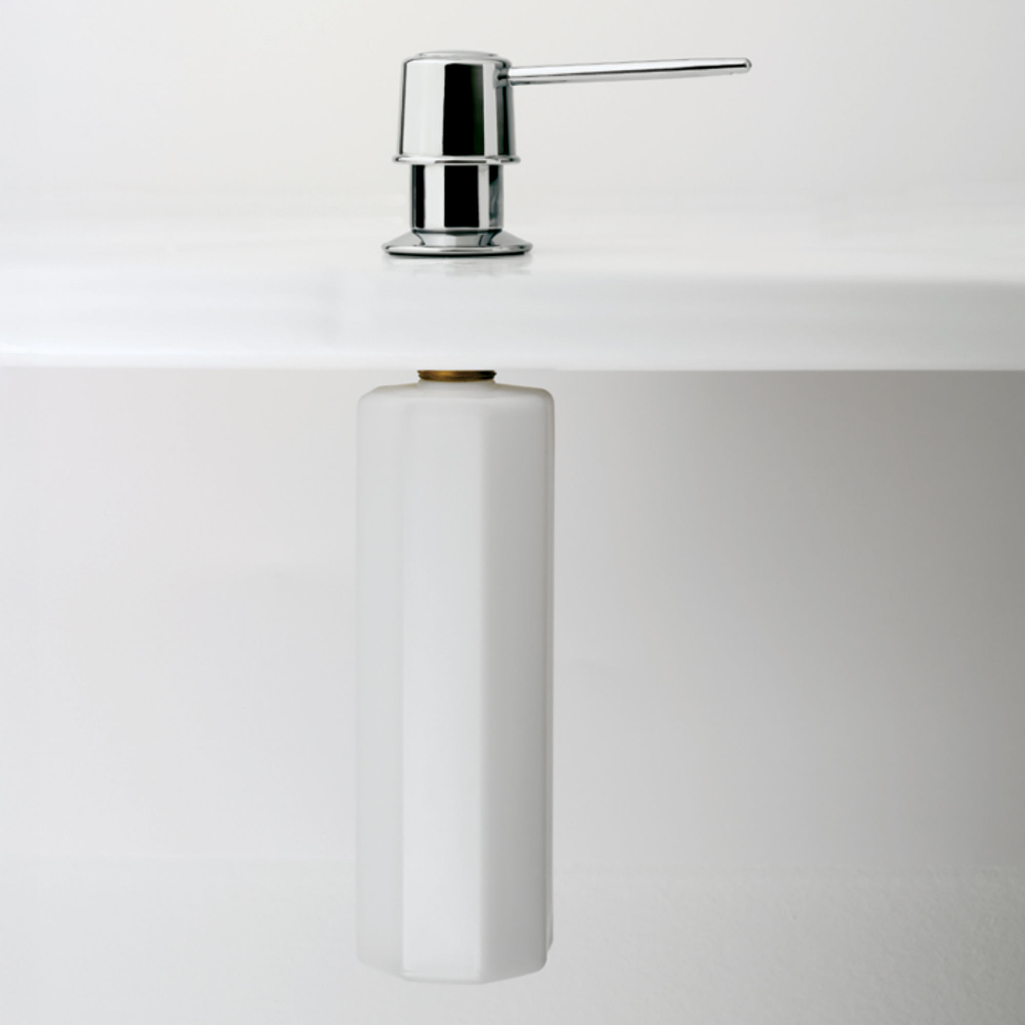 Origins Living Soap Dispenser Pump and Deposit Chrome 500ml - 090594