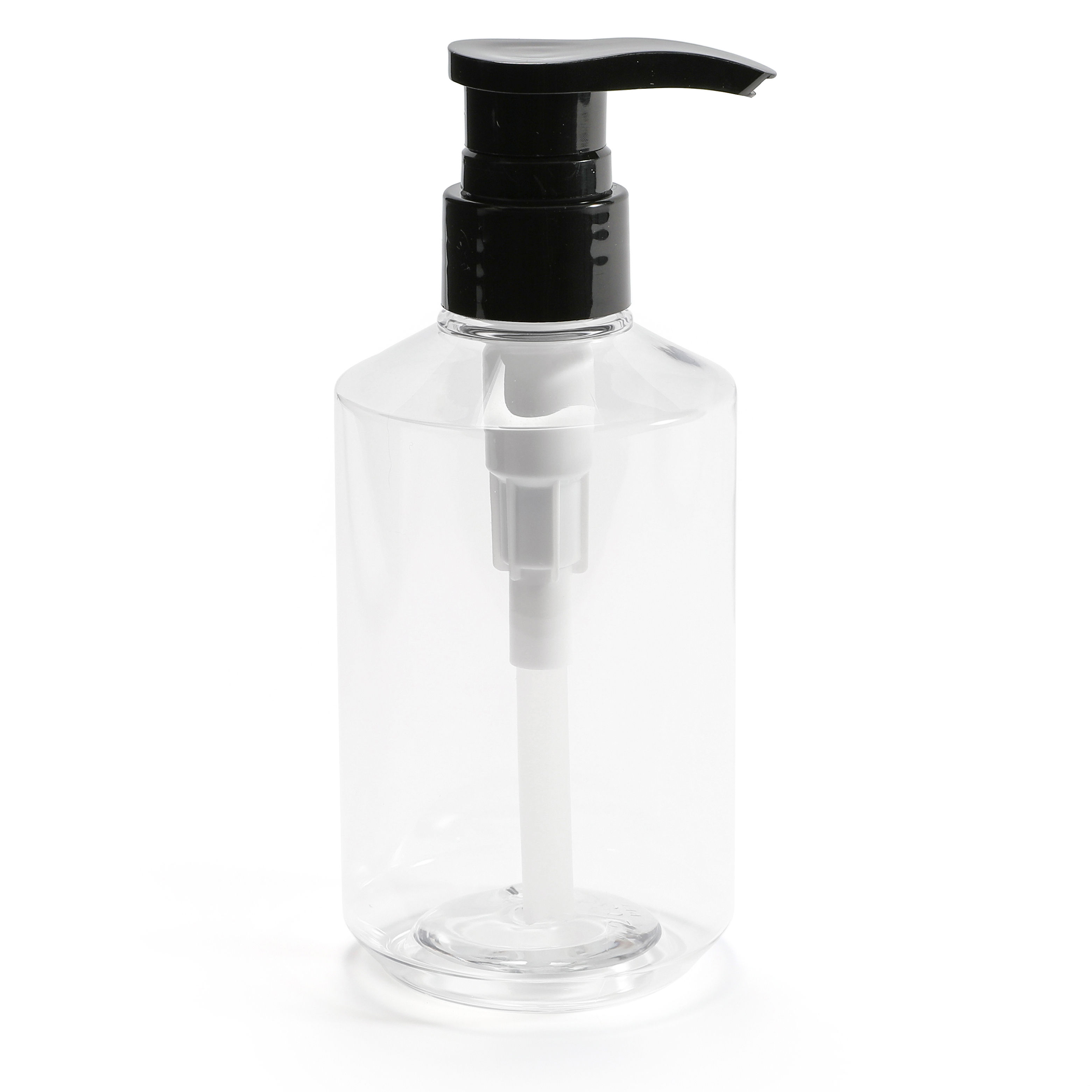 Origins Living Soap Dispenser Bottle and Pump Clear/Black 300ml - BTL-113300-CL