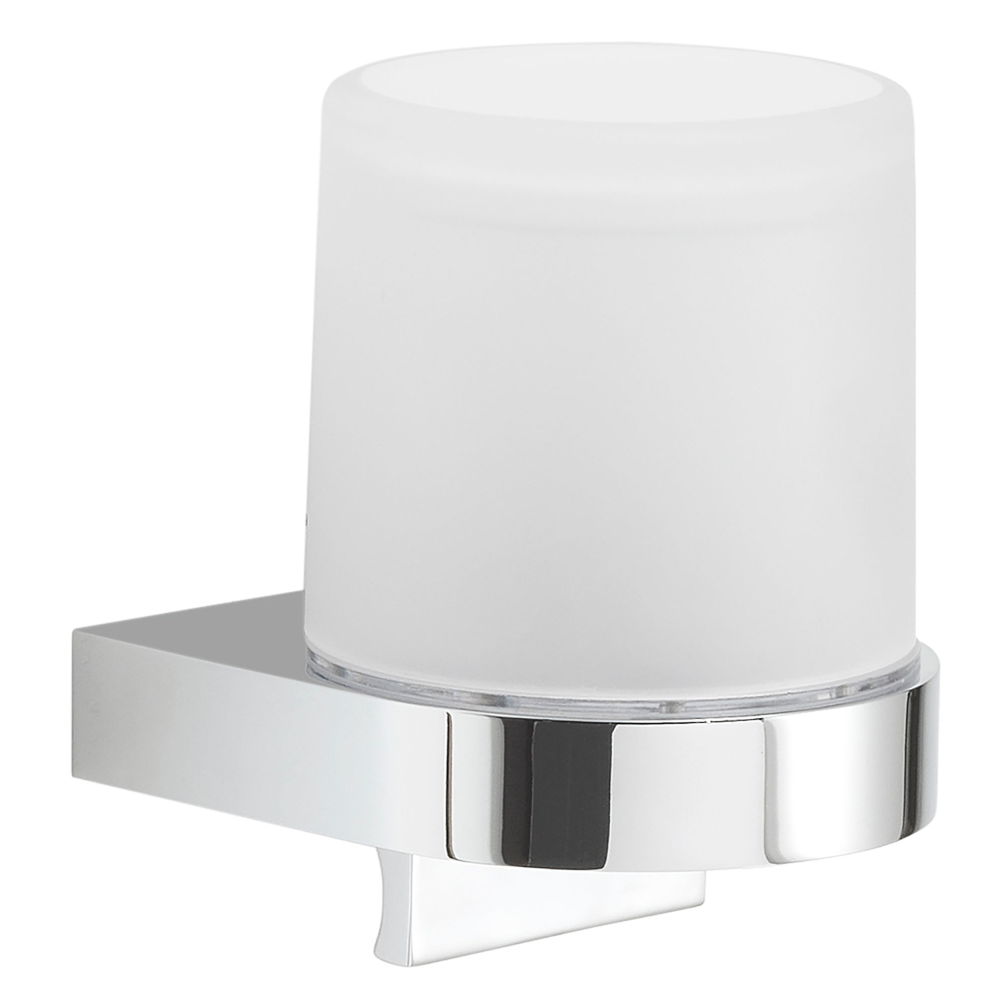 Origins Living Giava Round Glass Soap Dispenser Chrome 150ml - G081-13