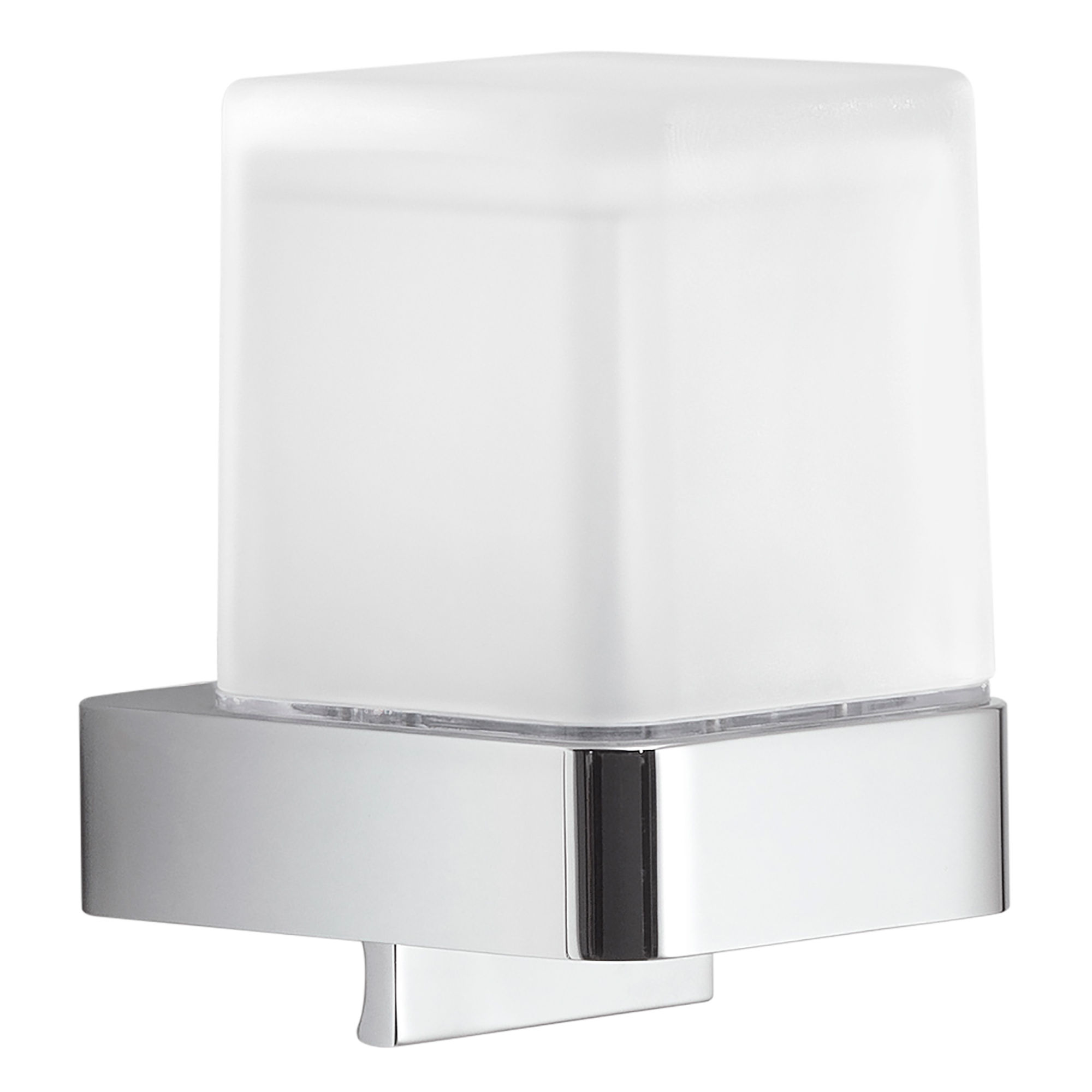Origins Living Giava Square Glass Soap Dispenser Chrome 150ml - G082-13