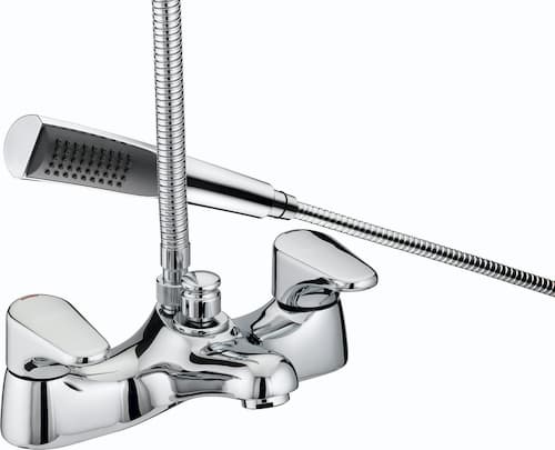 Bristan Jute Bath Shower Mixer Tap Chrome - JU BSM C