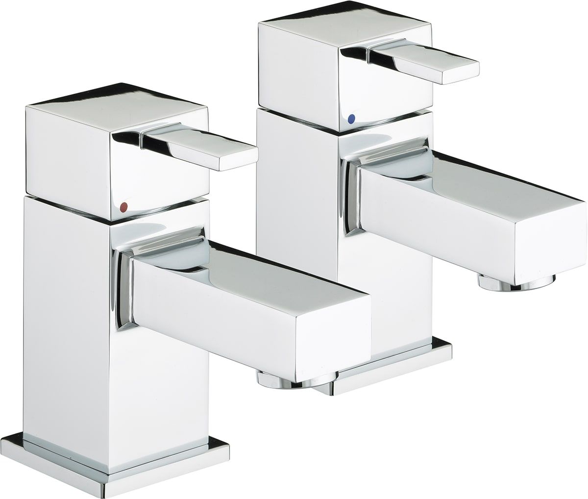 Bristan Quadrato Bath Taps Chrome - QD 3/4 C