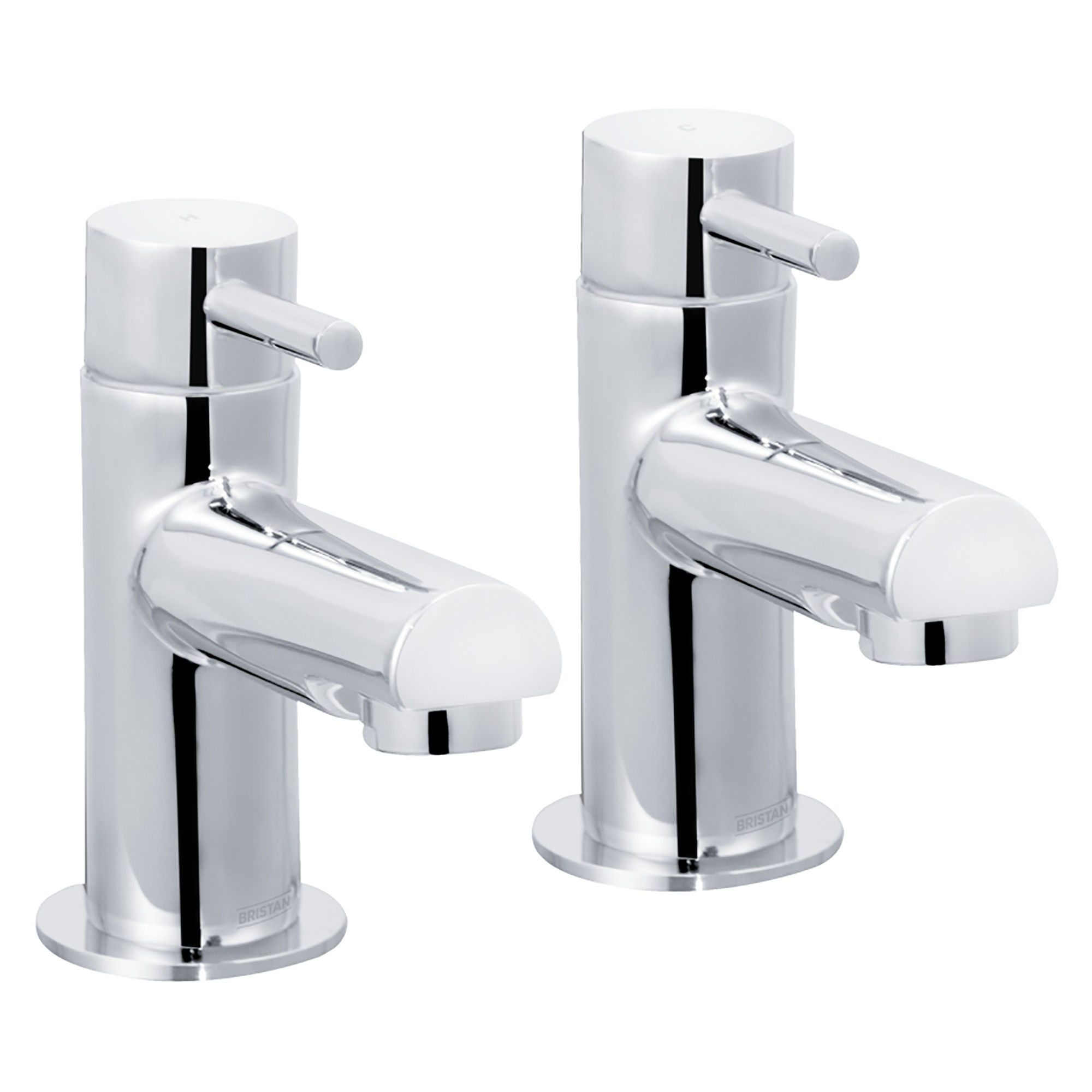 Bristan Mios Bath Pillar Taps Chrome - MIO 3/4 C