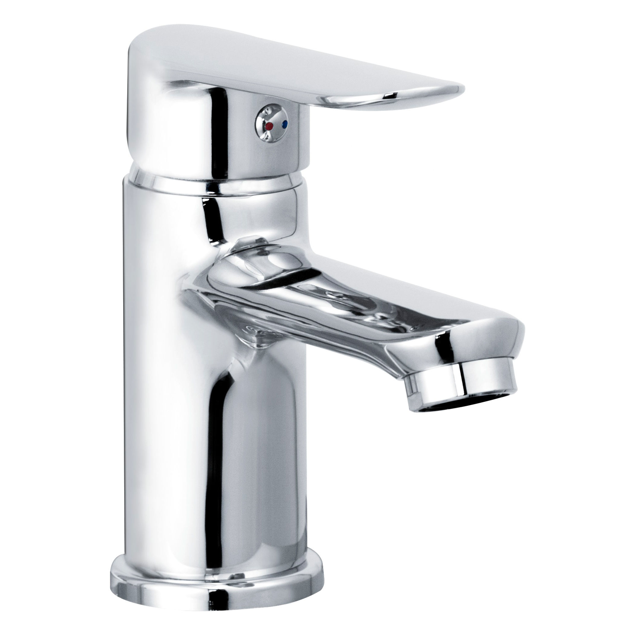 Bristan Opus Mono Basin Mixer Tap with Clicker Waste Chrome - OPS BAS C