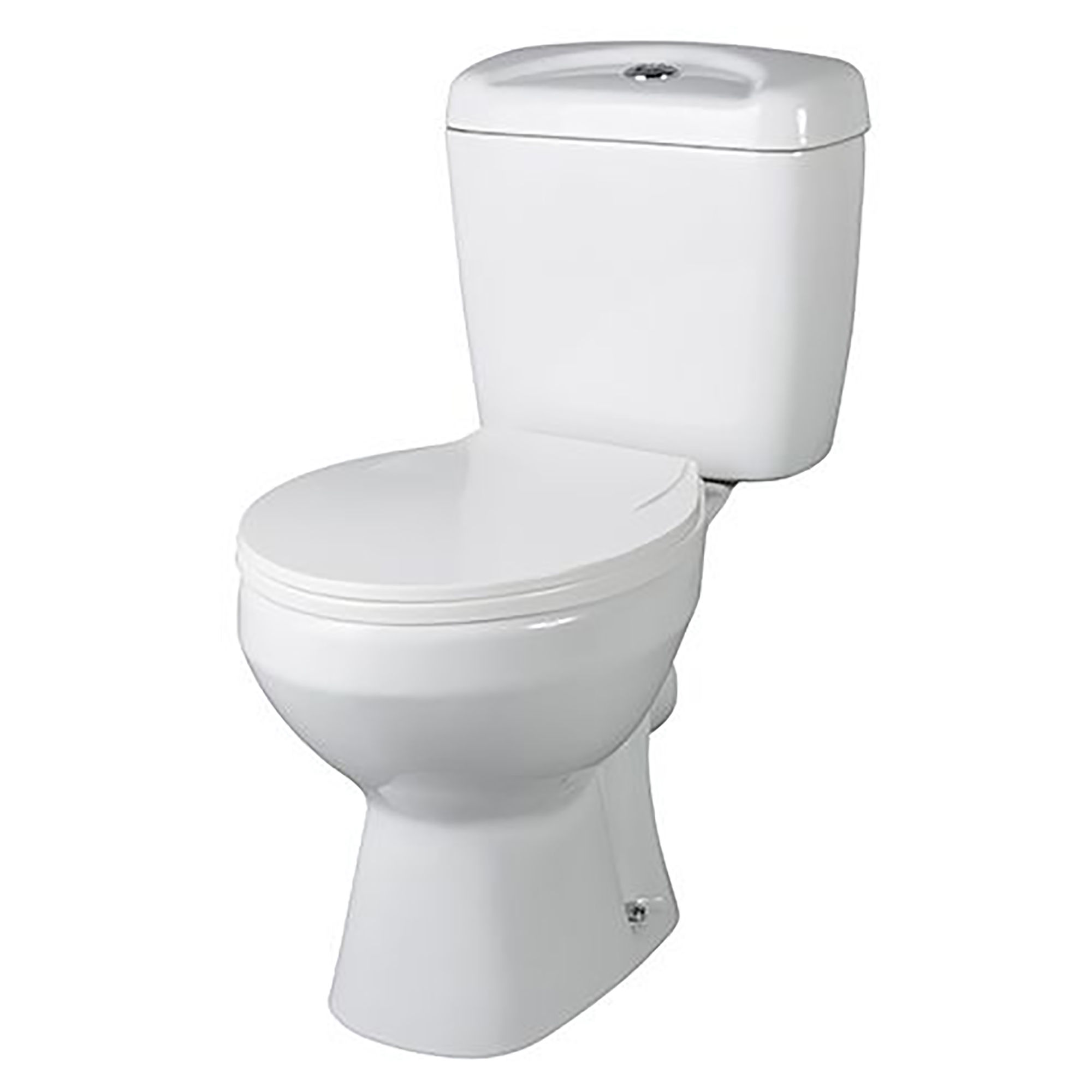 Close Coupled Toilet to Go WC Pack Set with Soft Close Seat