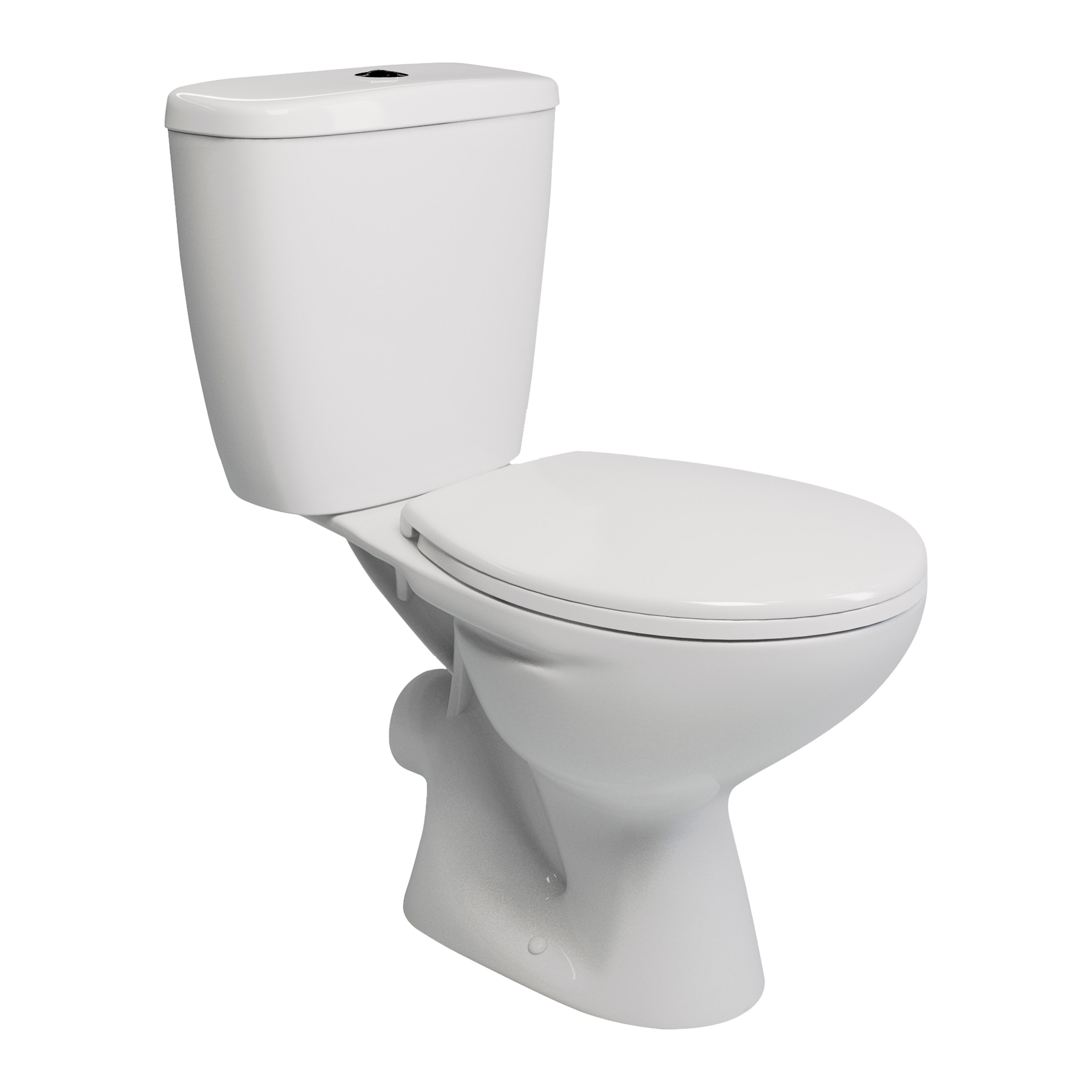 Lecico Atlas WC Pack - Close Coupled Pan, Cistern and Soft Close Seat