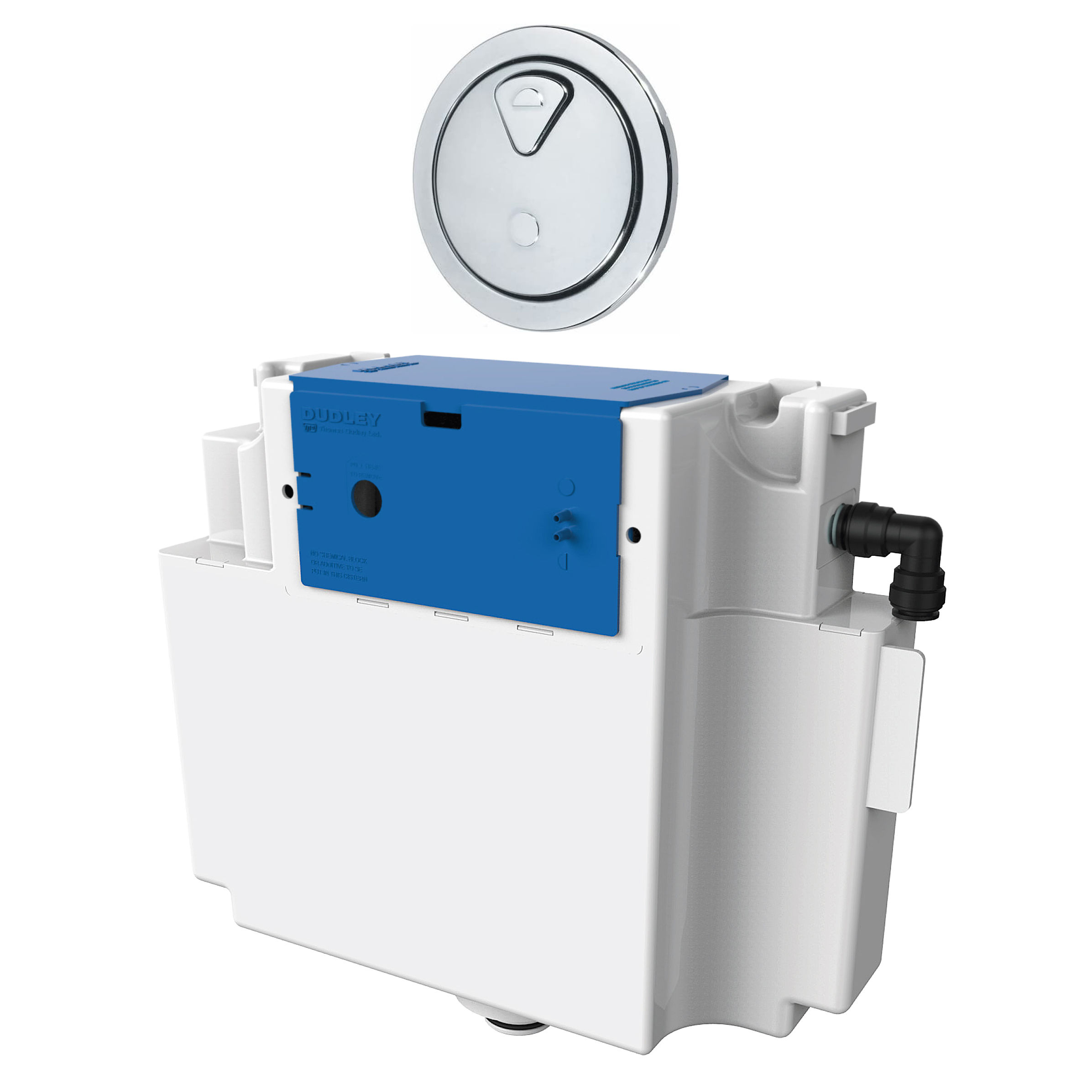Dudley Vantage Dualflush Pre-Assembled Concealed Cistern (Round Button) 73.5mm - 319194