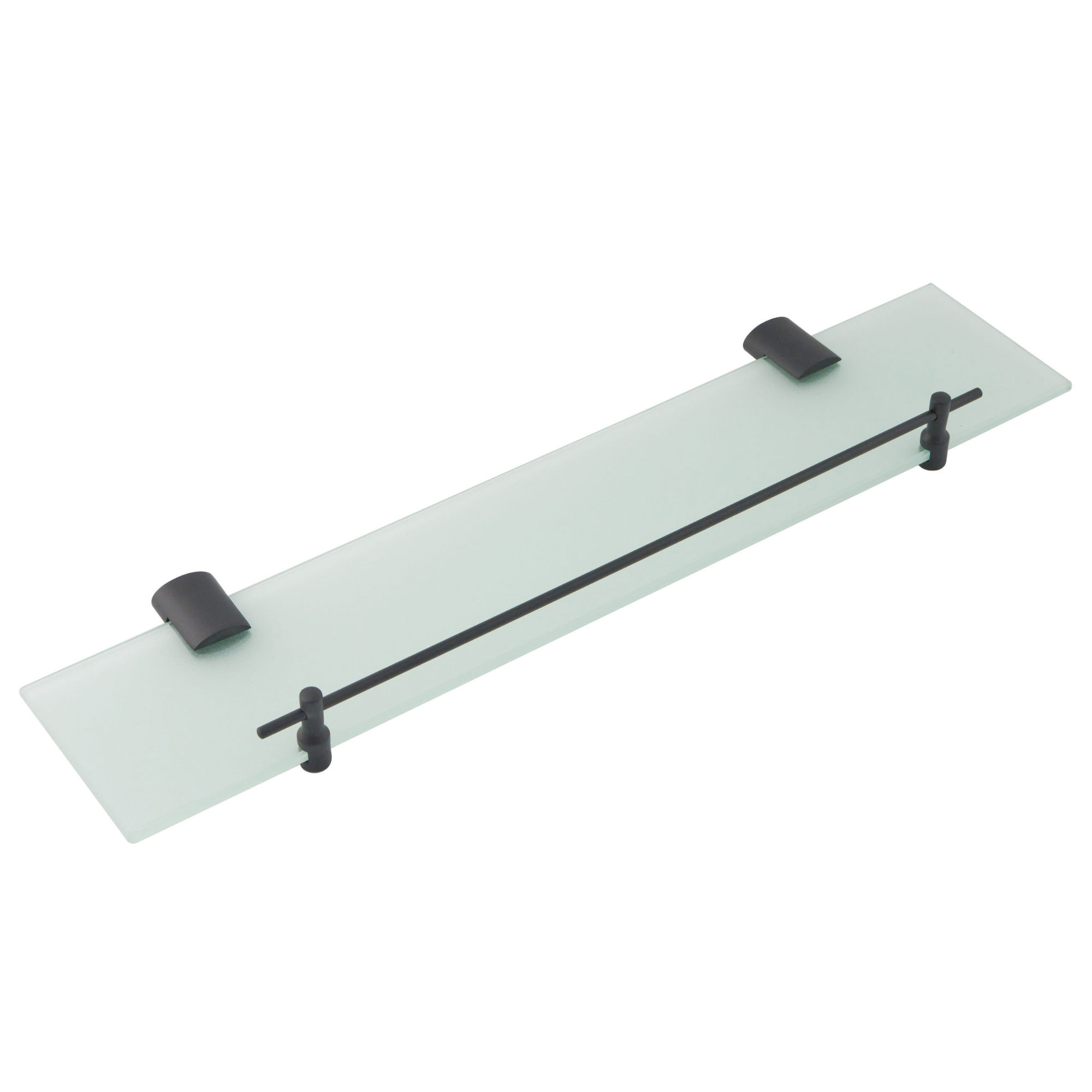 Eclipse 801 Series Frosted Glass Shelf Matt Black