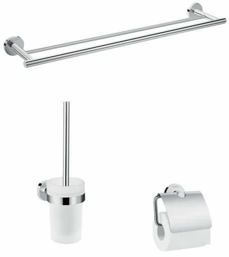 Hansgrohe Logis Universal Basic Bathroom Accessory Pack (3 Piece) 41727000