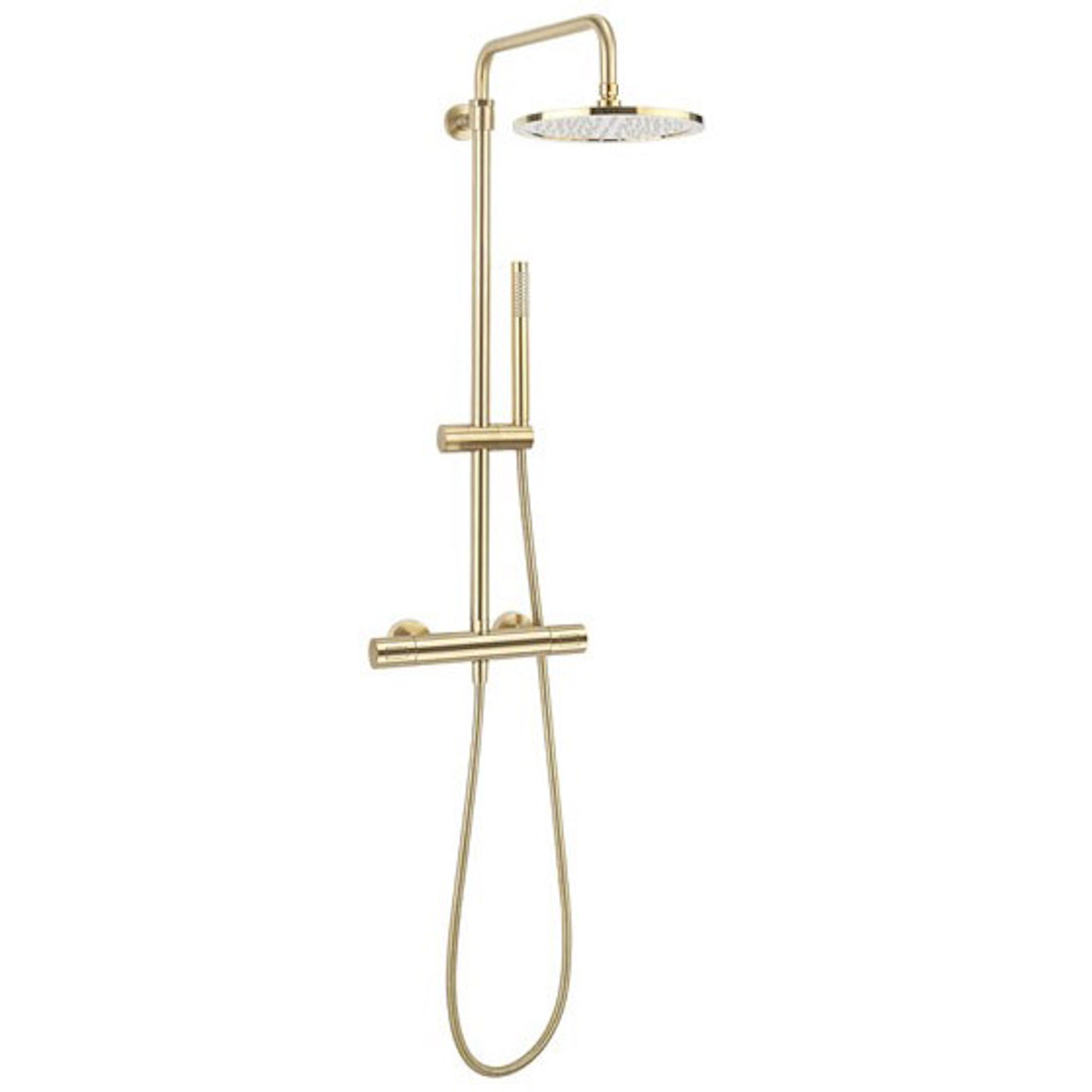 Crosswater Central Multifunction Shower Brushed Brass - RM530WF