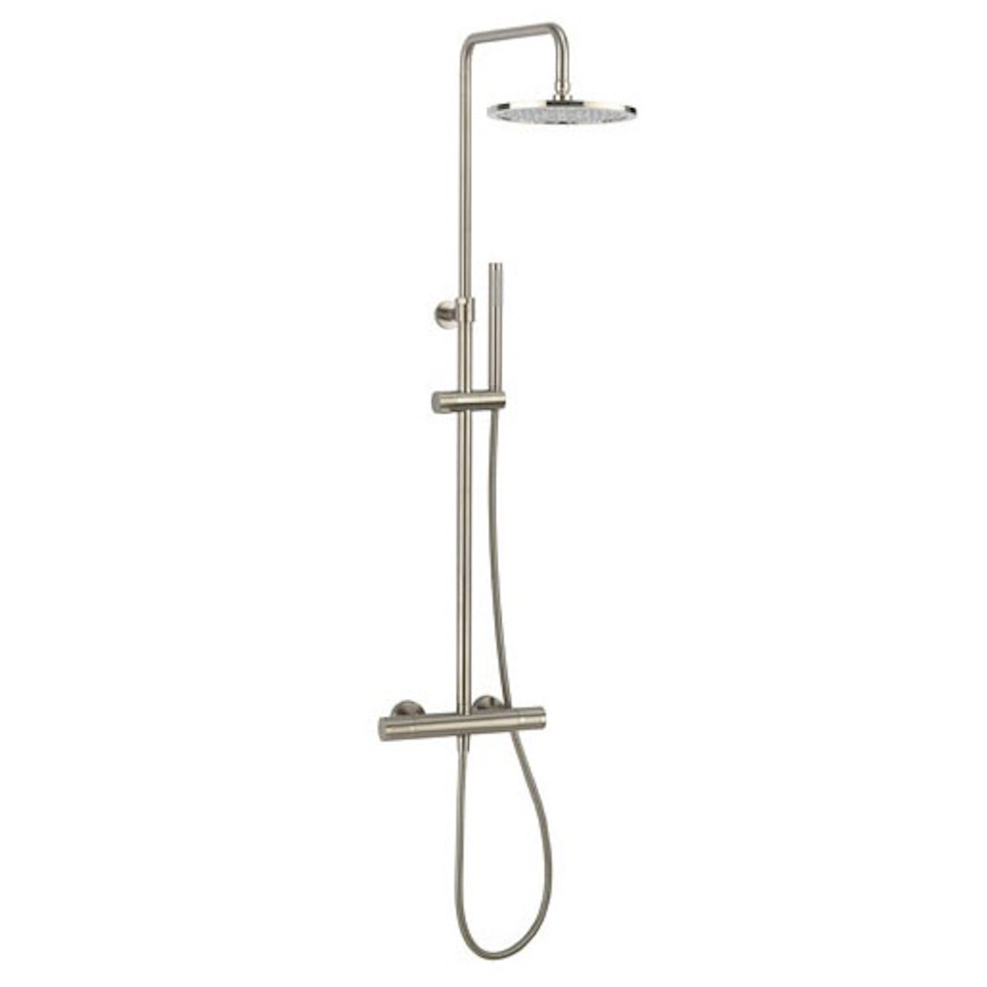 Crosswater Central Multifunction Shower Brushed Stainless Steel Effect - RM530WV