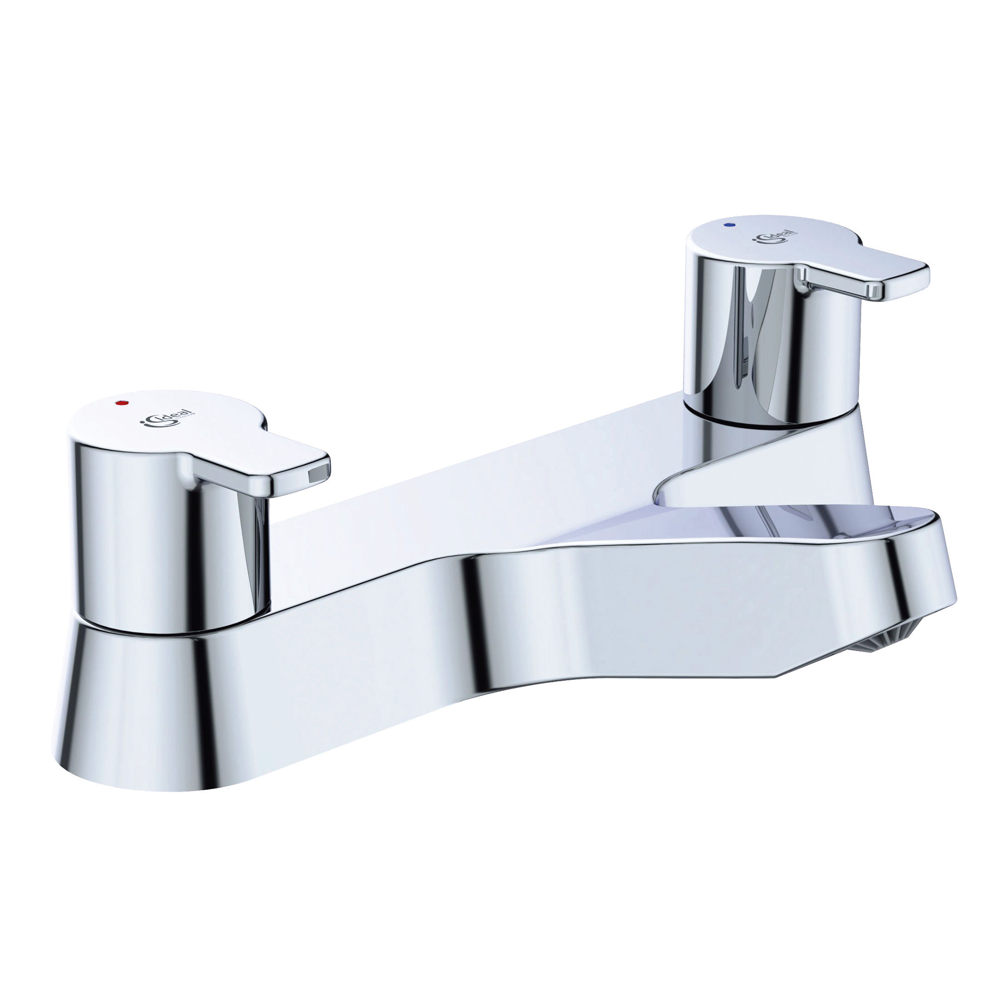 Ideal Standard Calista Two Taphole Deck Mounted Dual Control Bath Filler - B1151AA