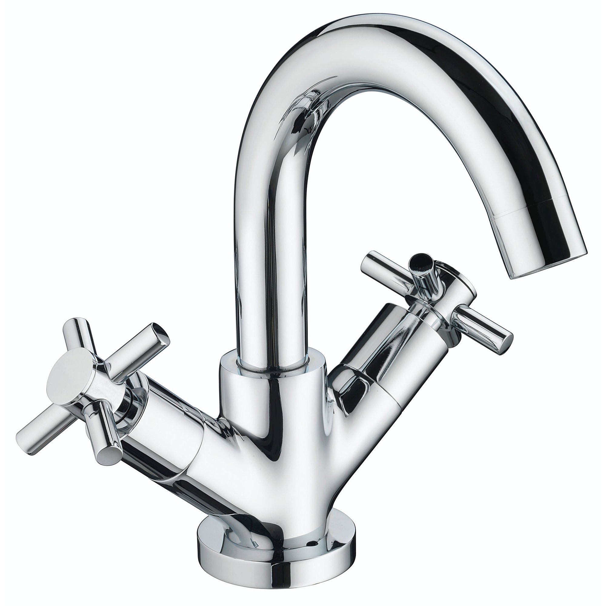Bristan Decade Basin Mixer Tap with Clicker Waste Chrome - DX BAS C