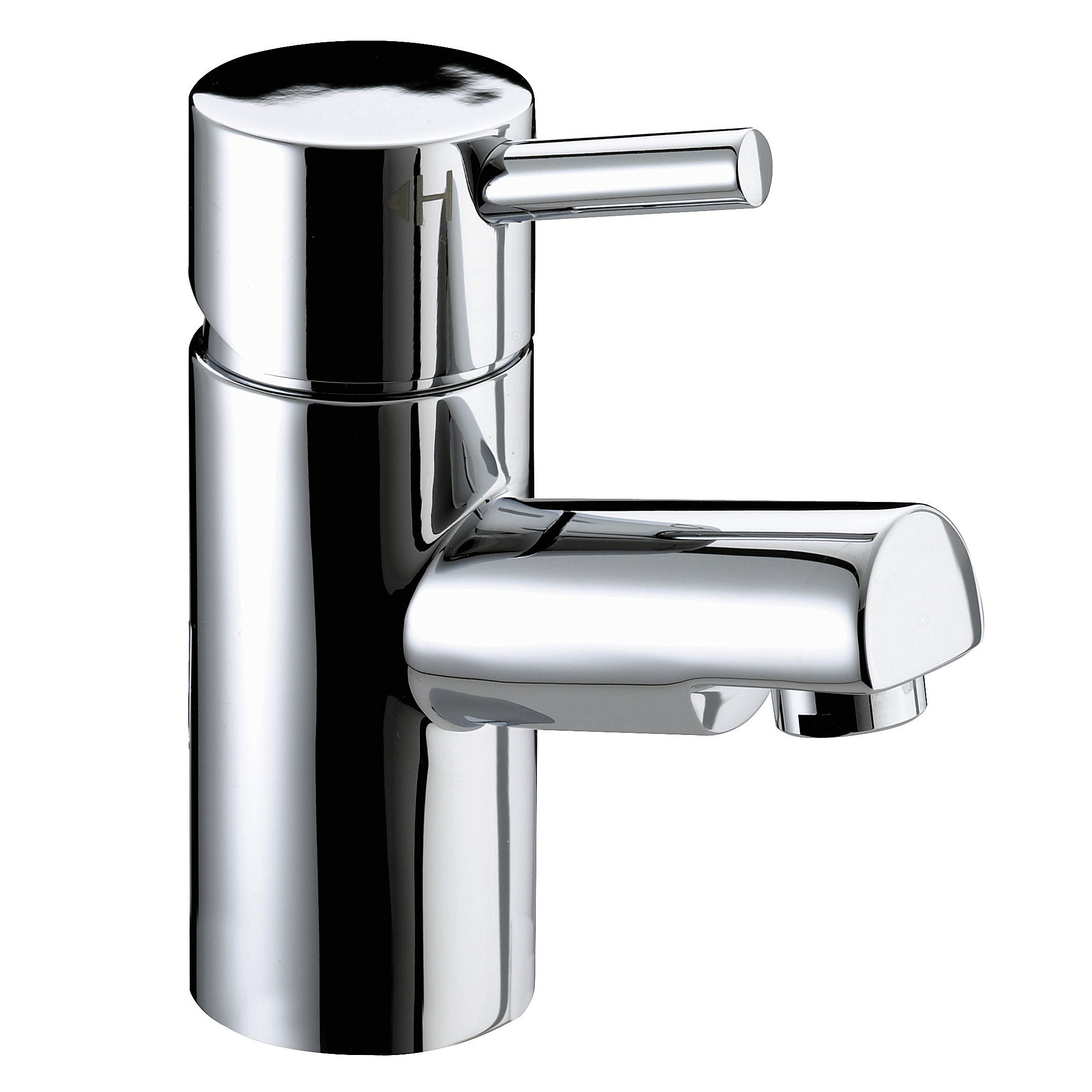 Bristan Prism Monobloc Bathroom Basin Mixer Tap (No Pop-Up Waste) Chrome - PM BASNW C