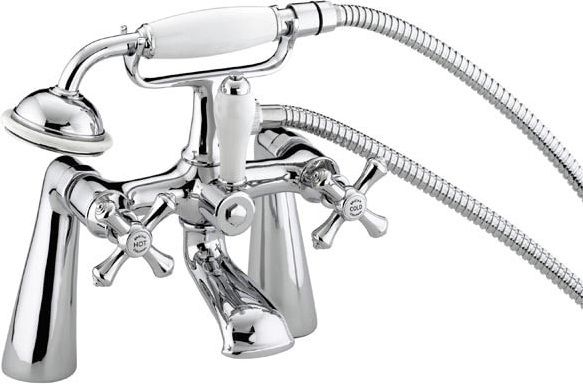 Bristan Colonial Bath/Shower Mixer Tap Chrome - K BSM C