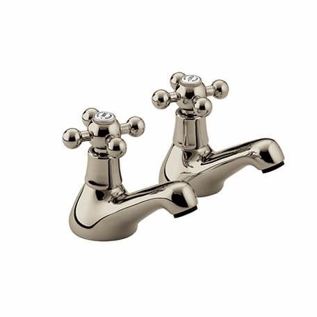 Bristan Regency Traditional Basin Taps Gold Effect